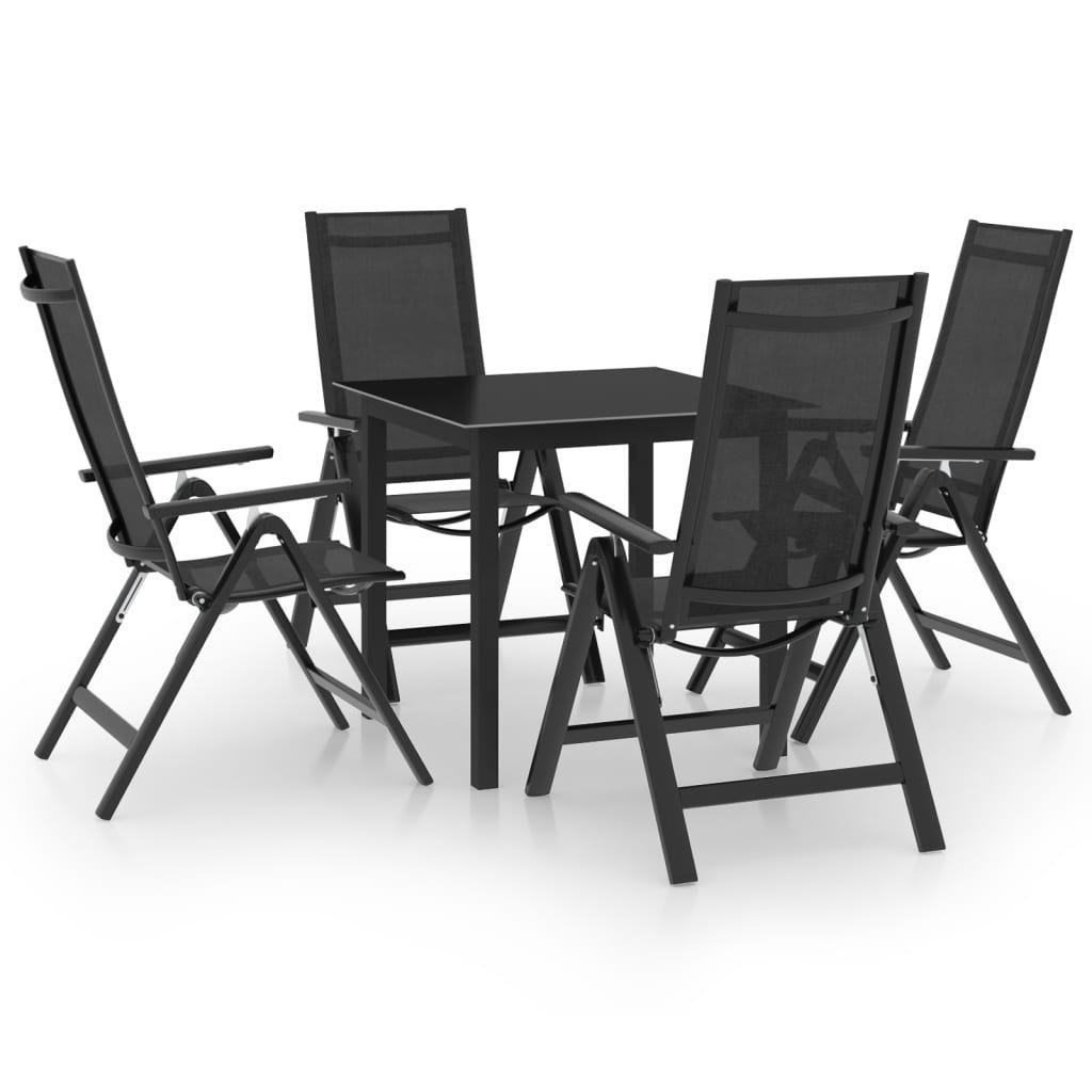 VidaXL Garten-essgruppe aluminium