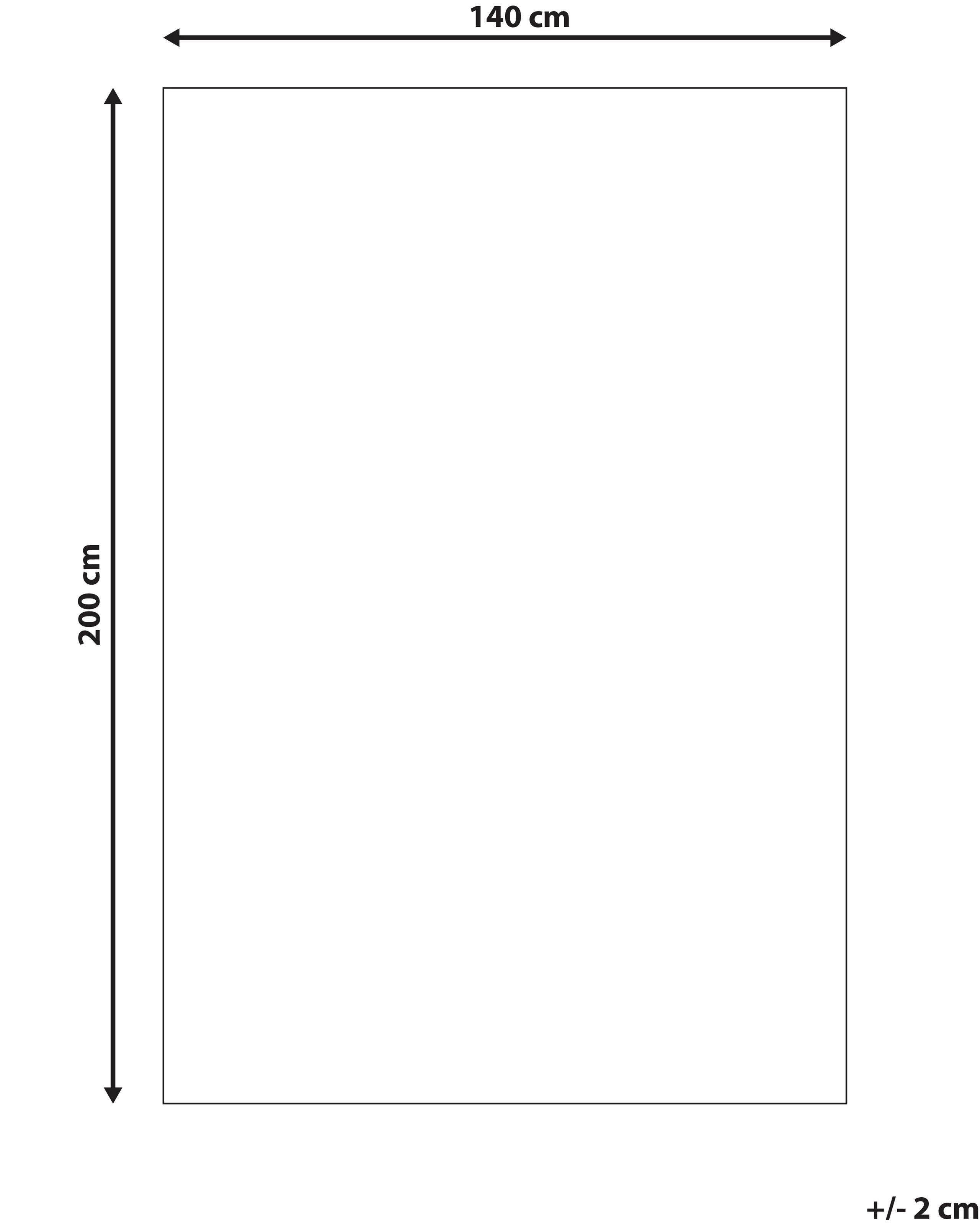 Beliani Teppich aus Wolle Boho URLA