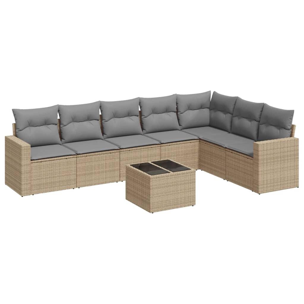 VidaXL Garten sofagarnitur poly-rattan