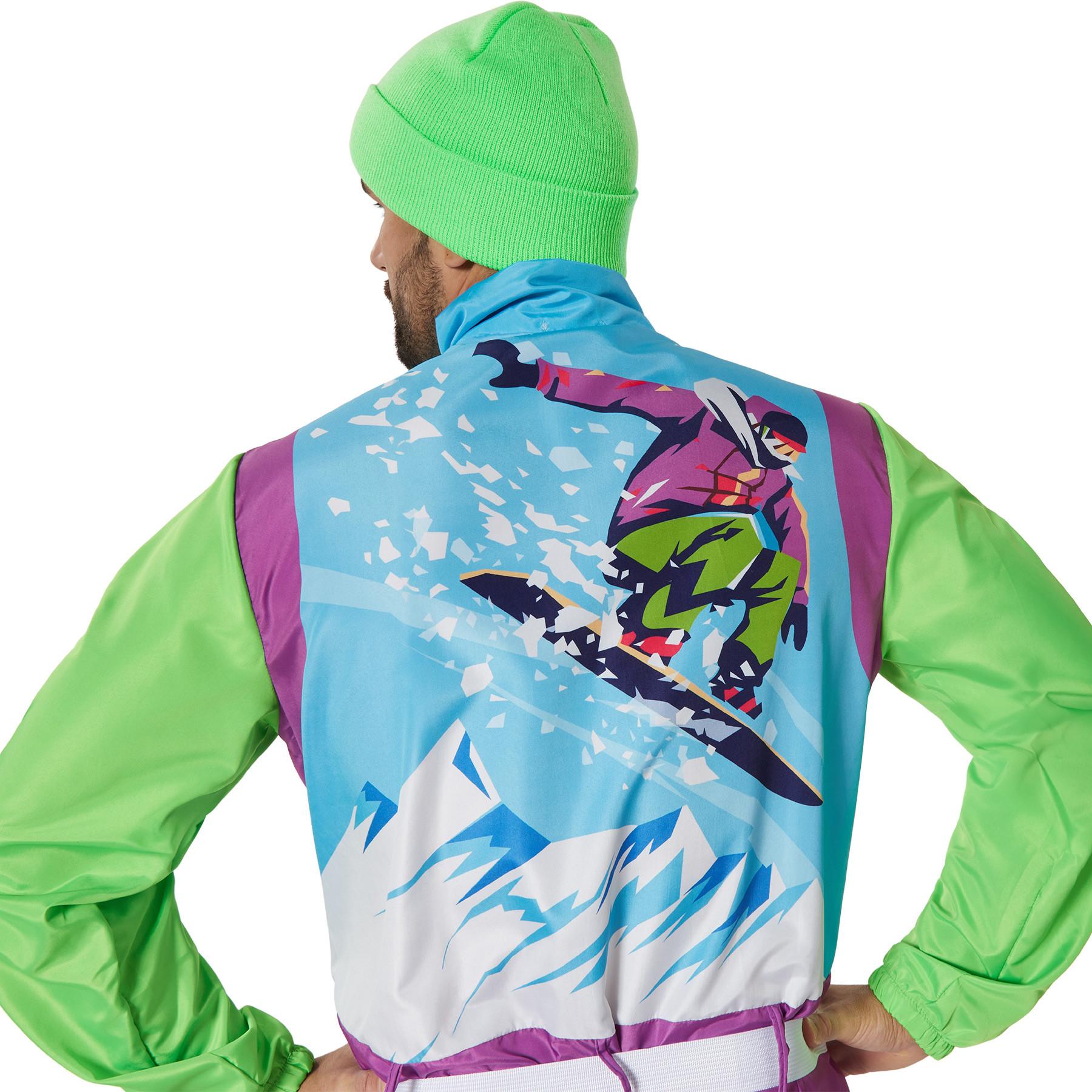 Tectake kostüm Retro 80er 90er Ski Anzug