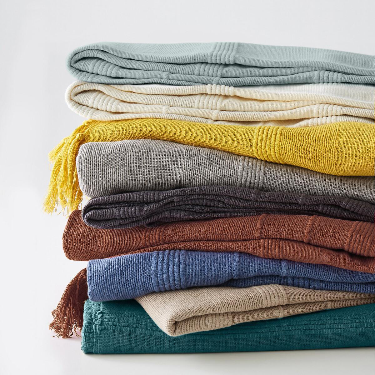 La Redoute Intérieurs Tagesdecke Nedo mit Fransen