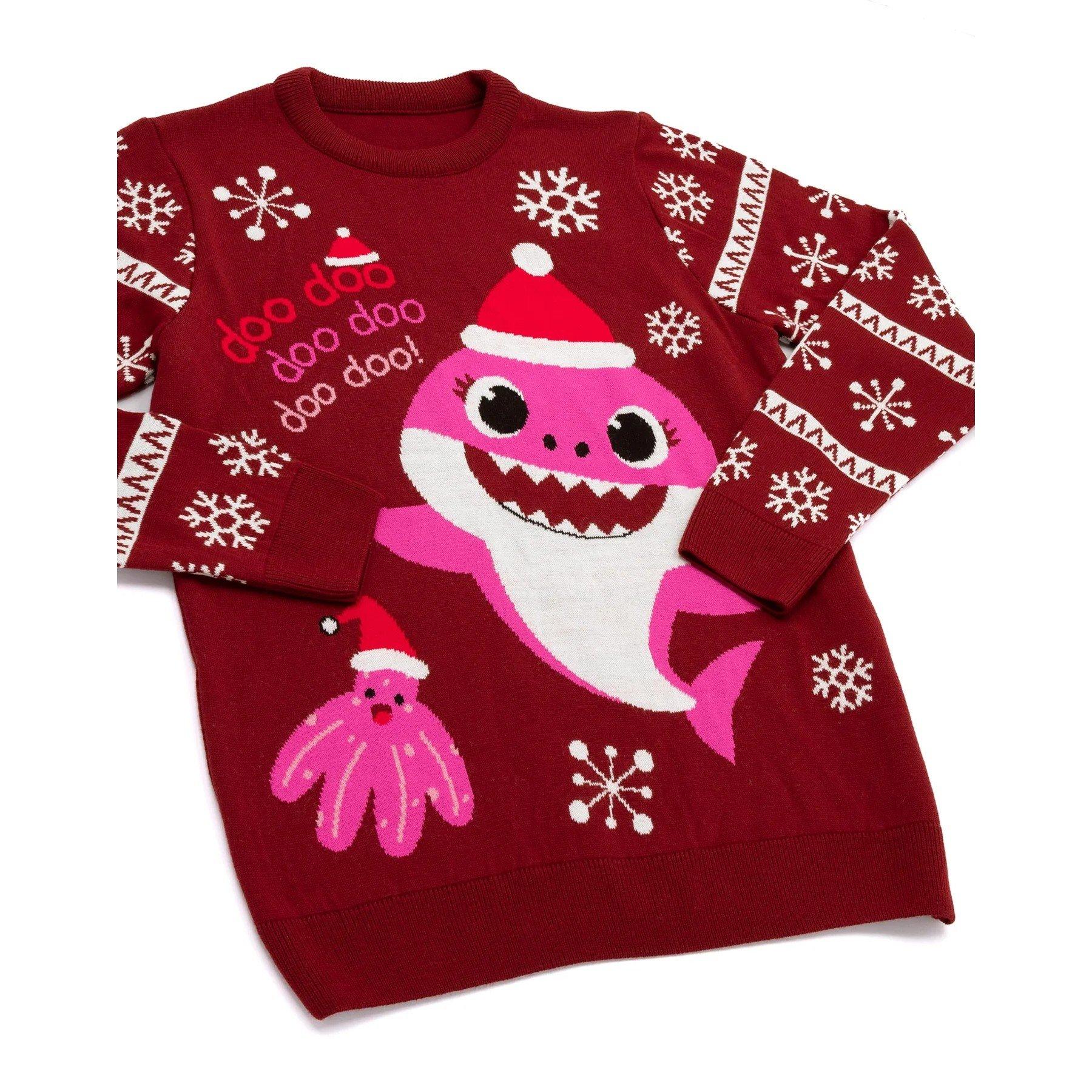 Baby Shark Shark Pullover  weihnachtliches Design