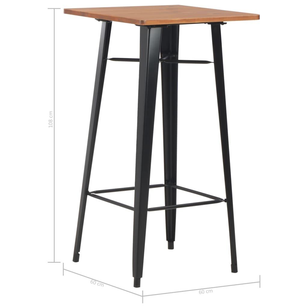 VidaXL Bartisch holz