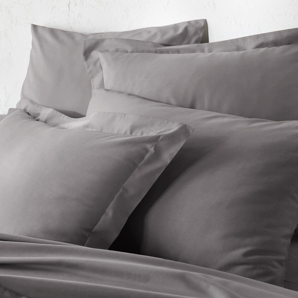 La Redoute Intérieurs Unifarbener Duvetbezug Scenario aus Bio-Baumwolle