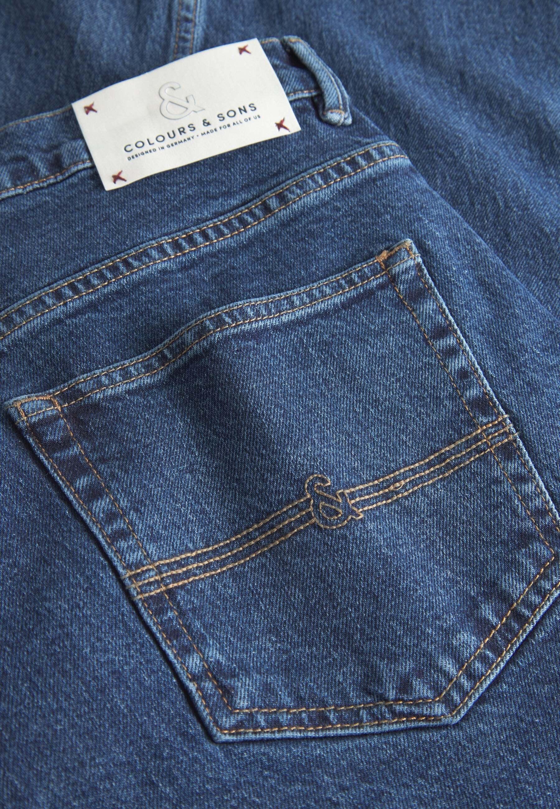 Colours & Sons Denim Cropped Jeans