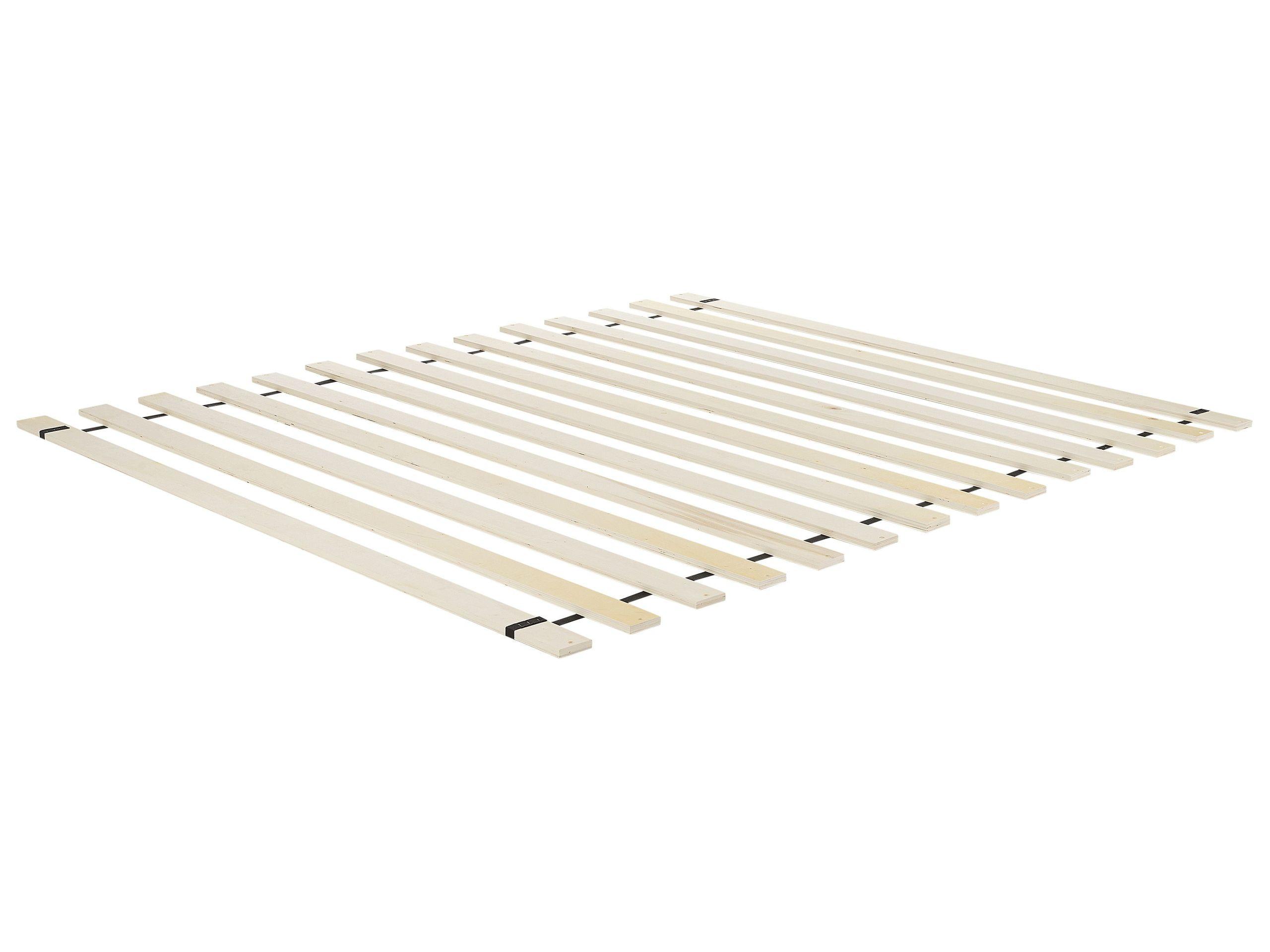 Beliani Bett mit Lattenrost aus Polyester Retro MARGUT