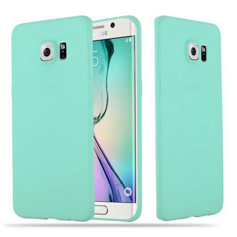 Cadorabo Hülle für Samsung Galaxy S6 EDGE TPU Silikon Candy