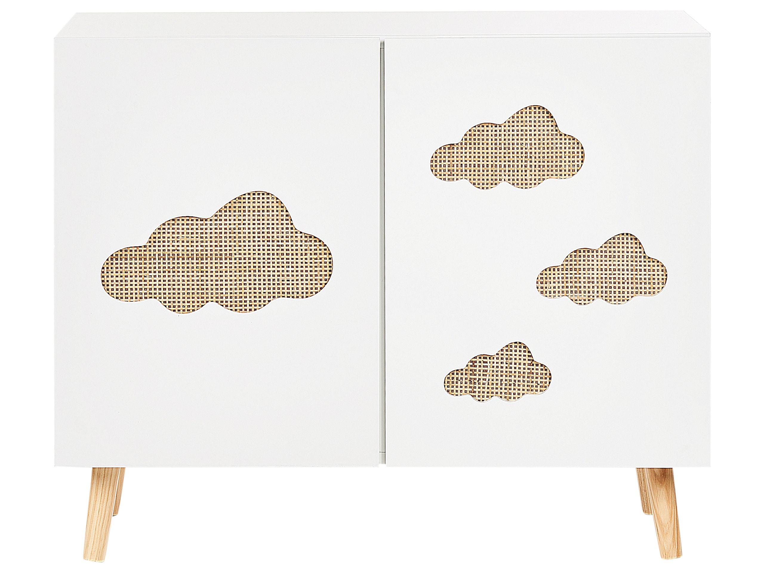 Beliani Schrank aus MDF-Platte Modern CLOUDY