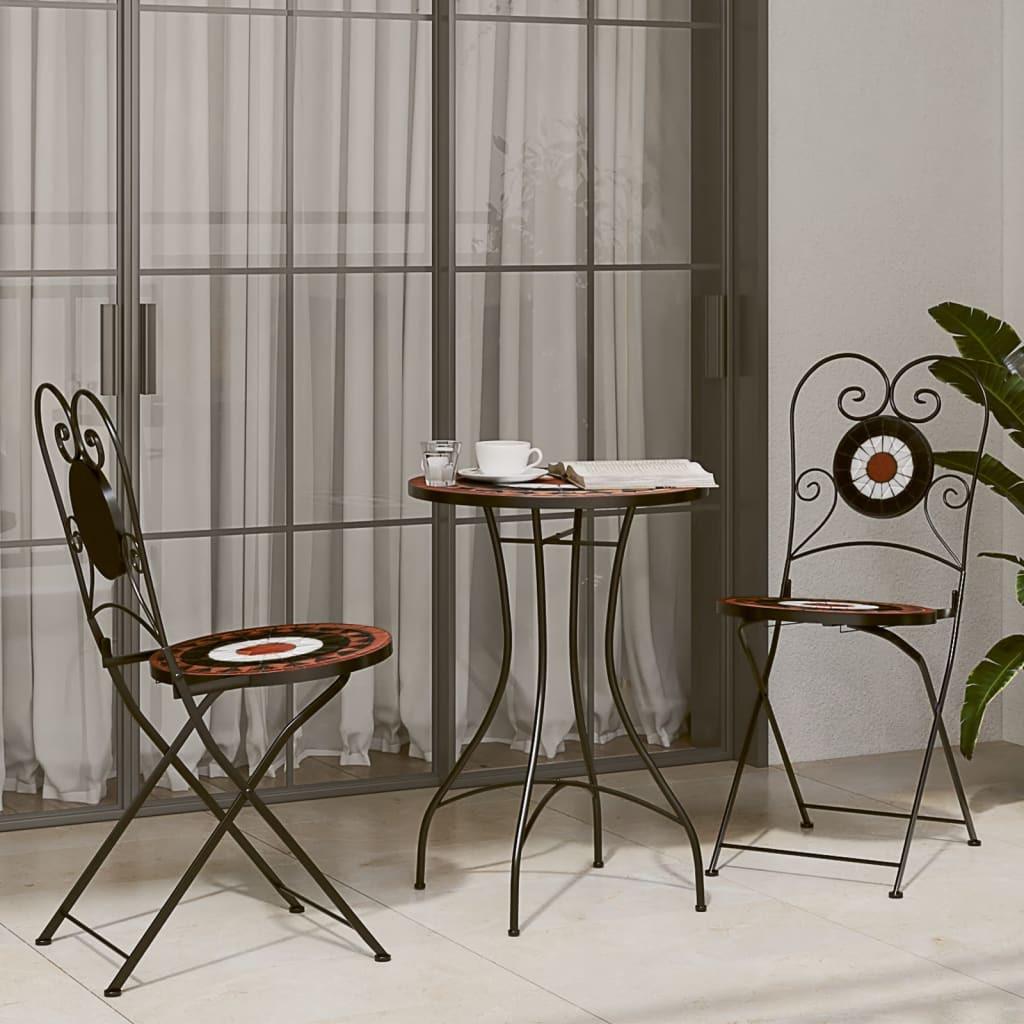 VidaXL Mosaik bistro set keramik