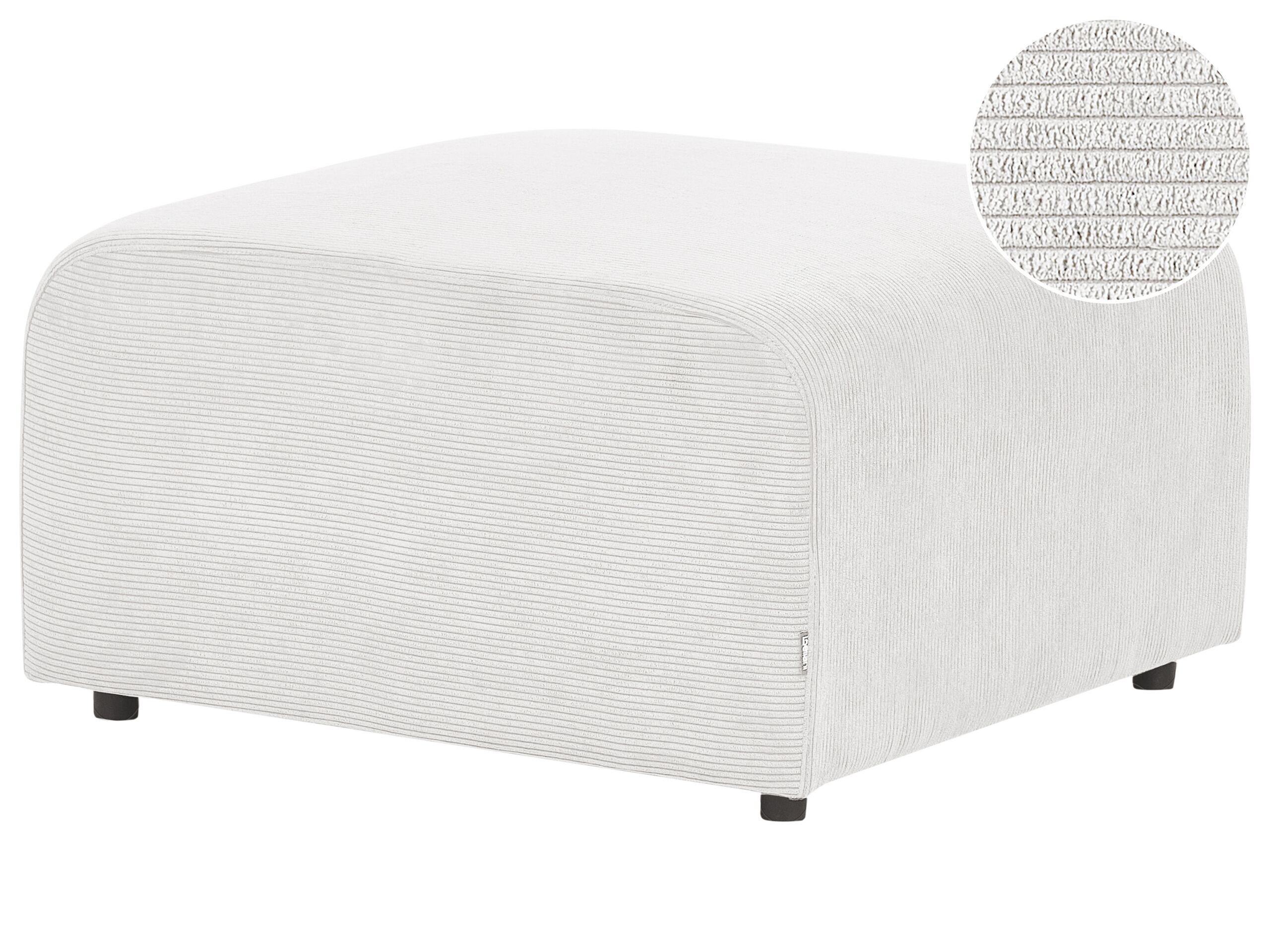 Beliani Ottomane aus Cord Skandinavisch FALSTERBO