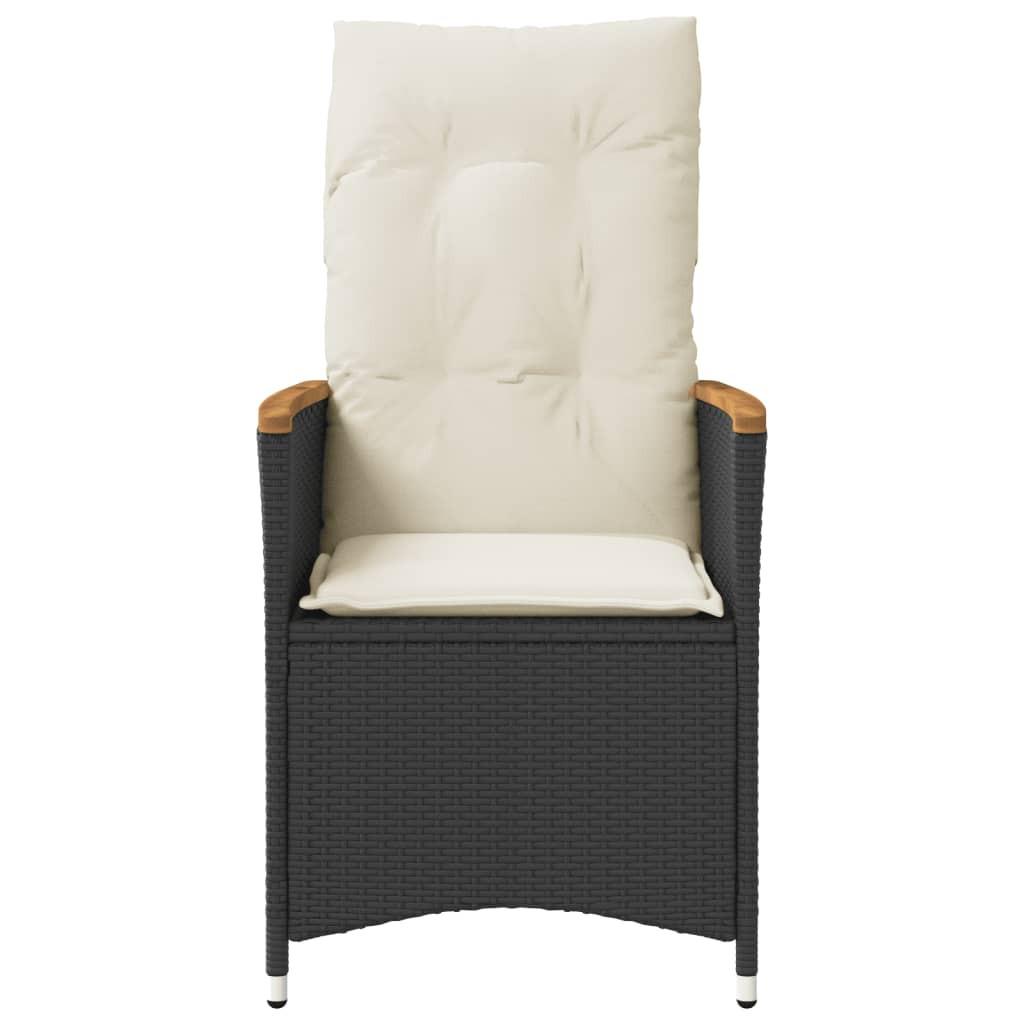 VidaXL Gartensessel verstellbar poly-rattan