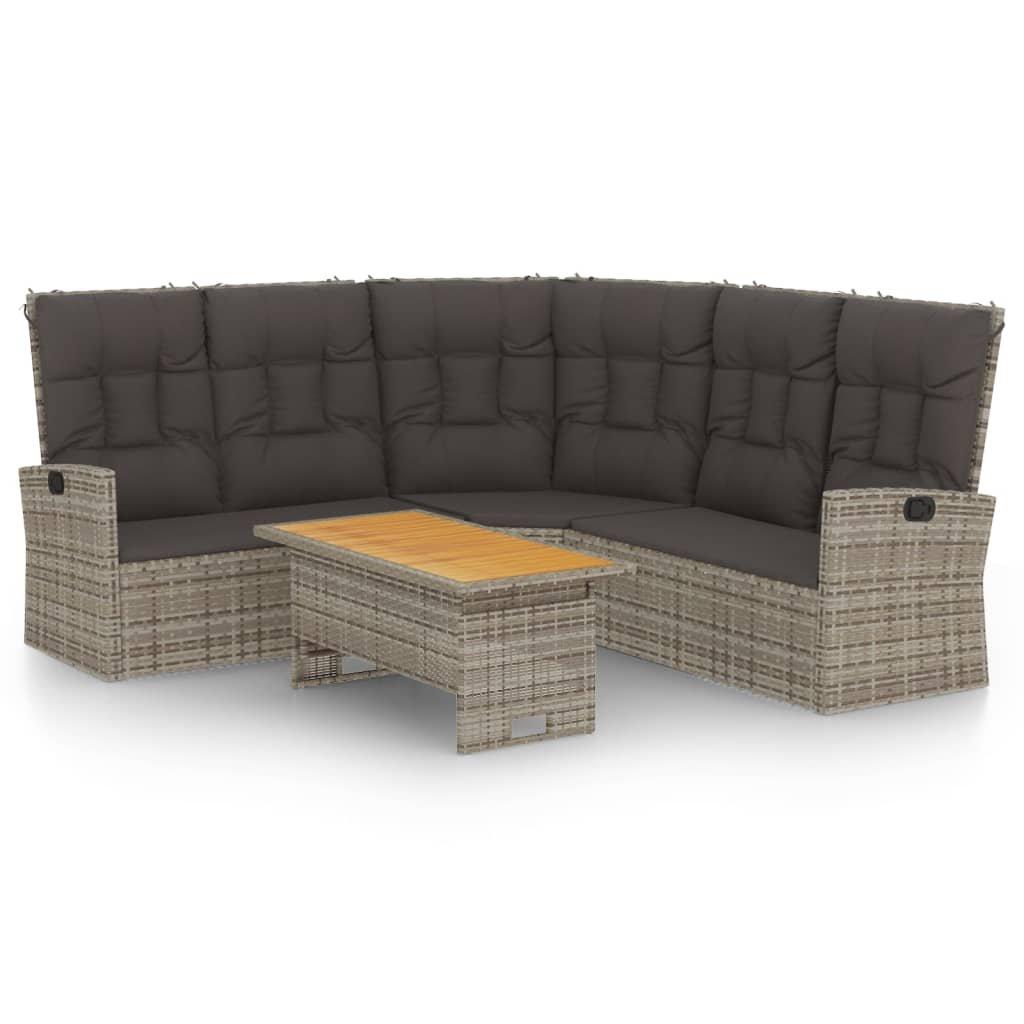 VidaXL Garten lounge set poly-rattan