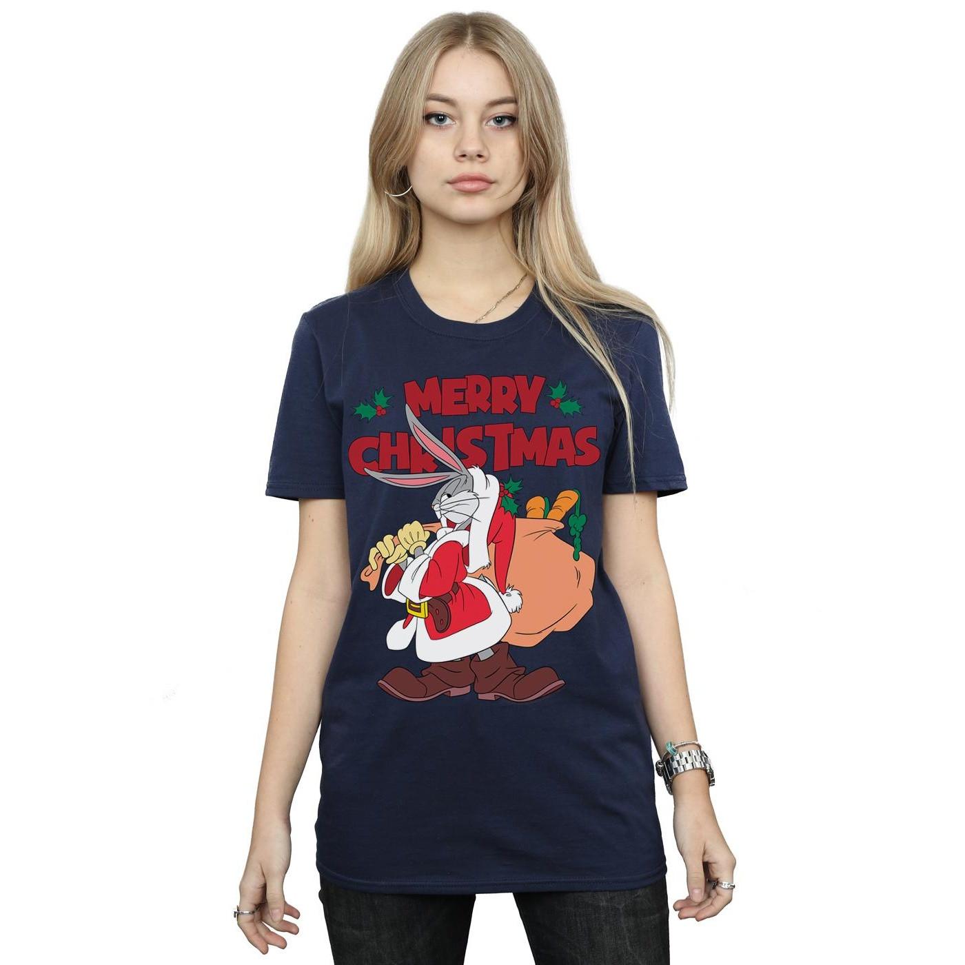 LOONEY TUNES Bugs Bunny Merry Christmas T-Shirt