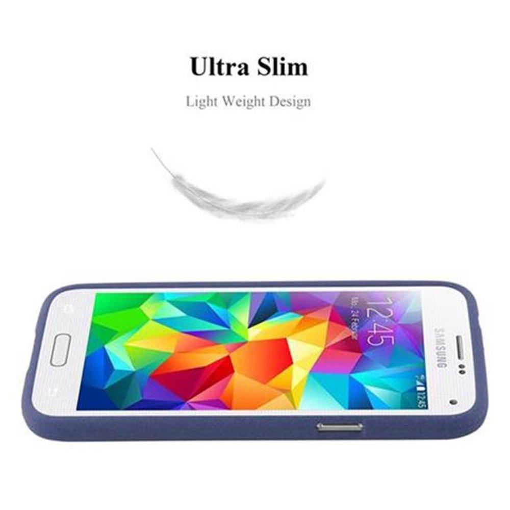 Cadorabo Hülle für Samsung Galaxy S5 MINI / S5 MINI DUOS TPU Silikon Frosted