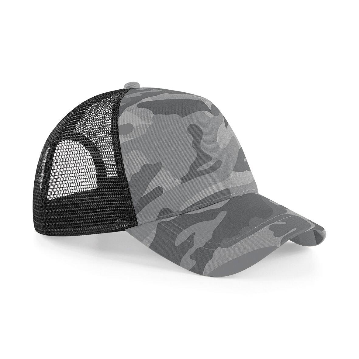Beechfield Retro Camouflage TruckerKappe BaseballKappe mit Tarnmuster