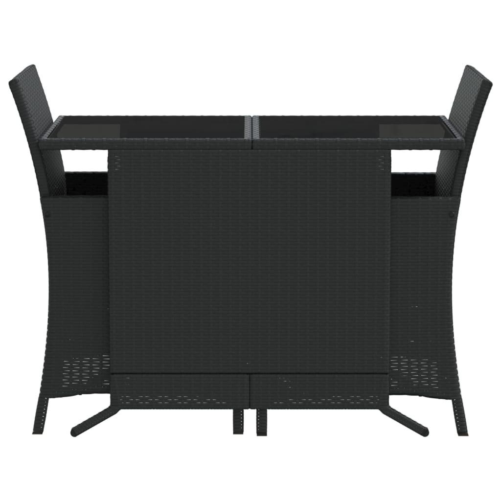 VidaXL Bistro set poly-rattan