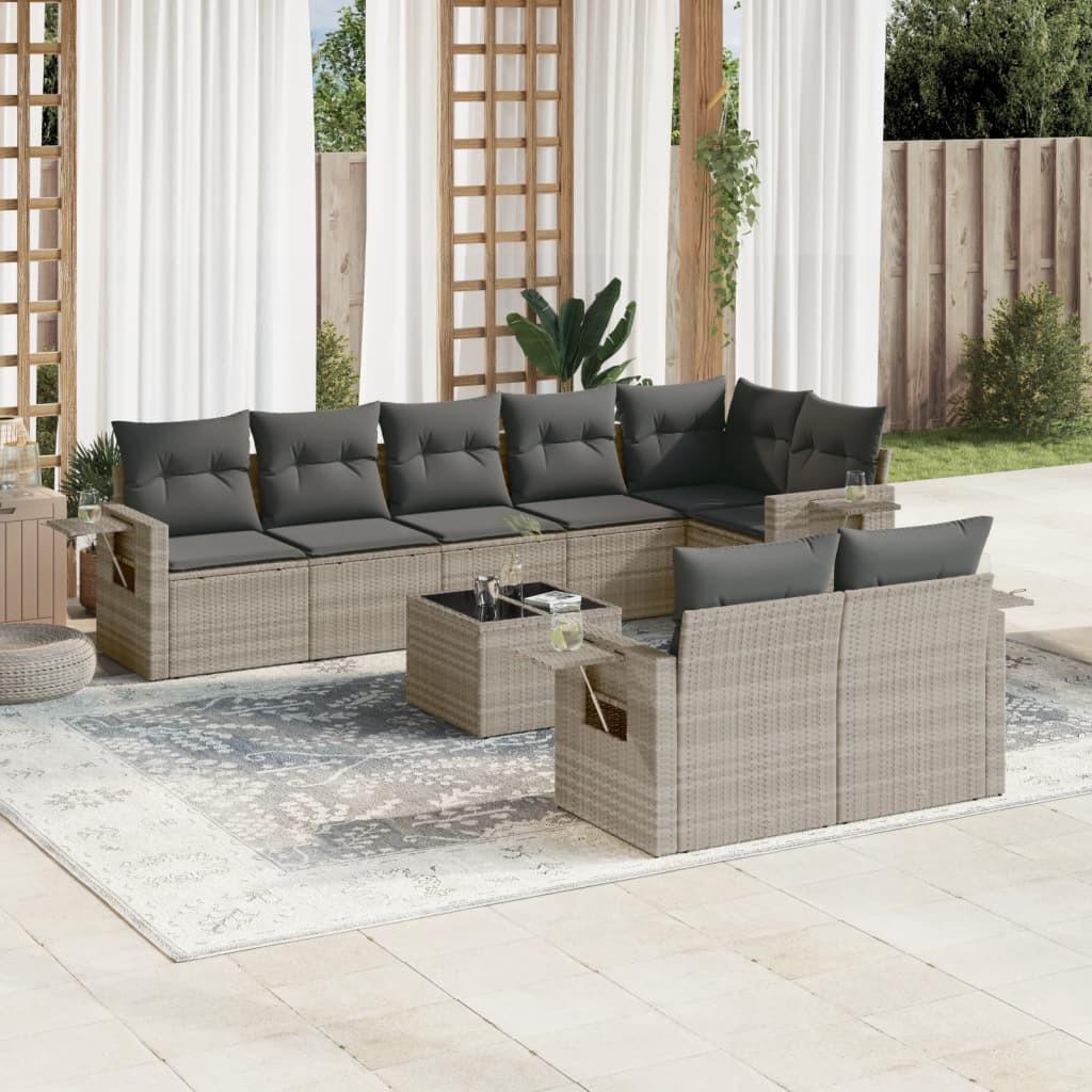 VidaXL Garten sofagarnitur poly-rattan