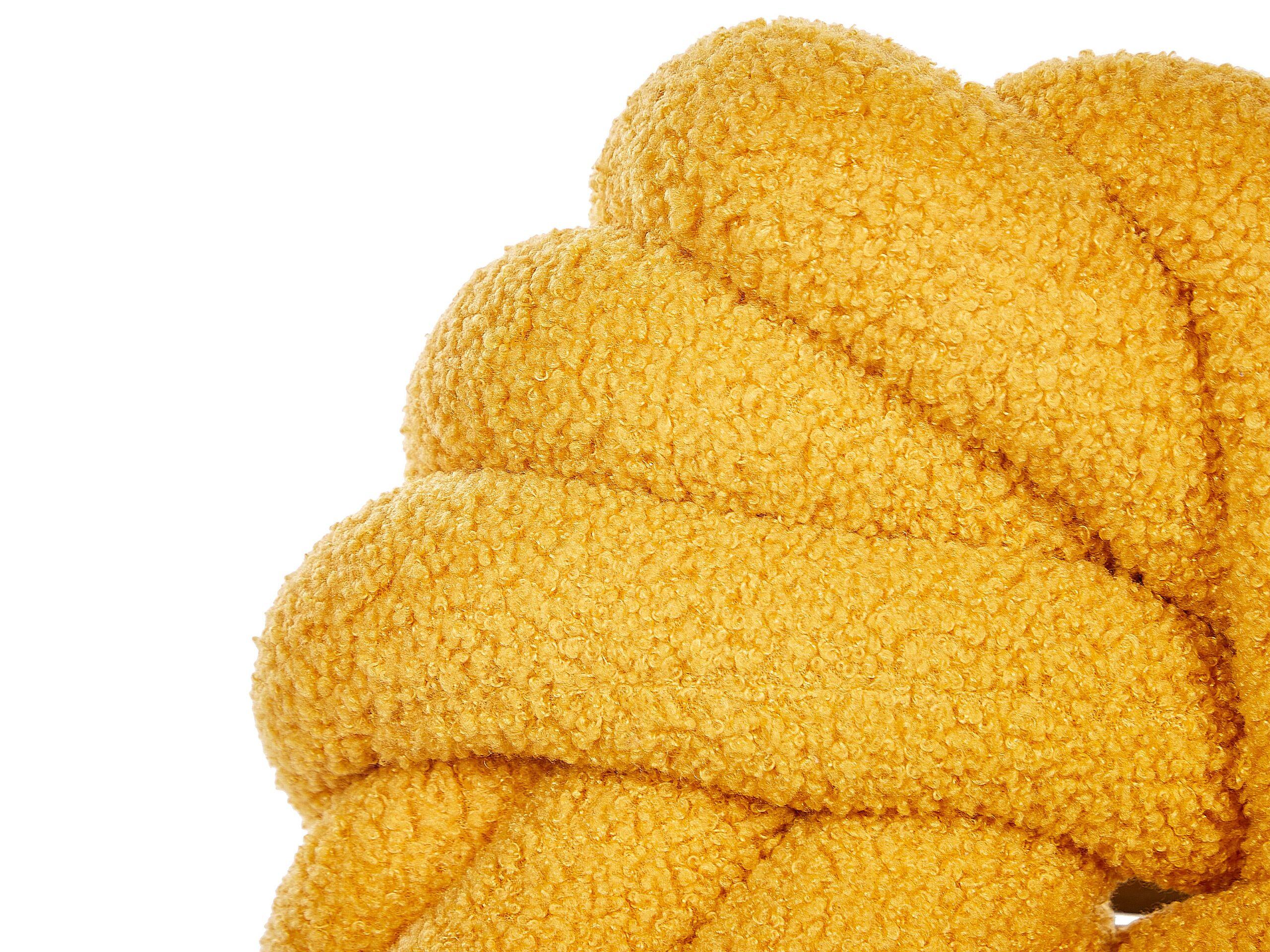 Beliani Dekokissen aus Bouclé Boho AKOLA