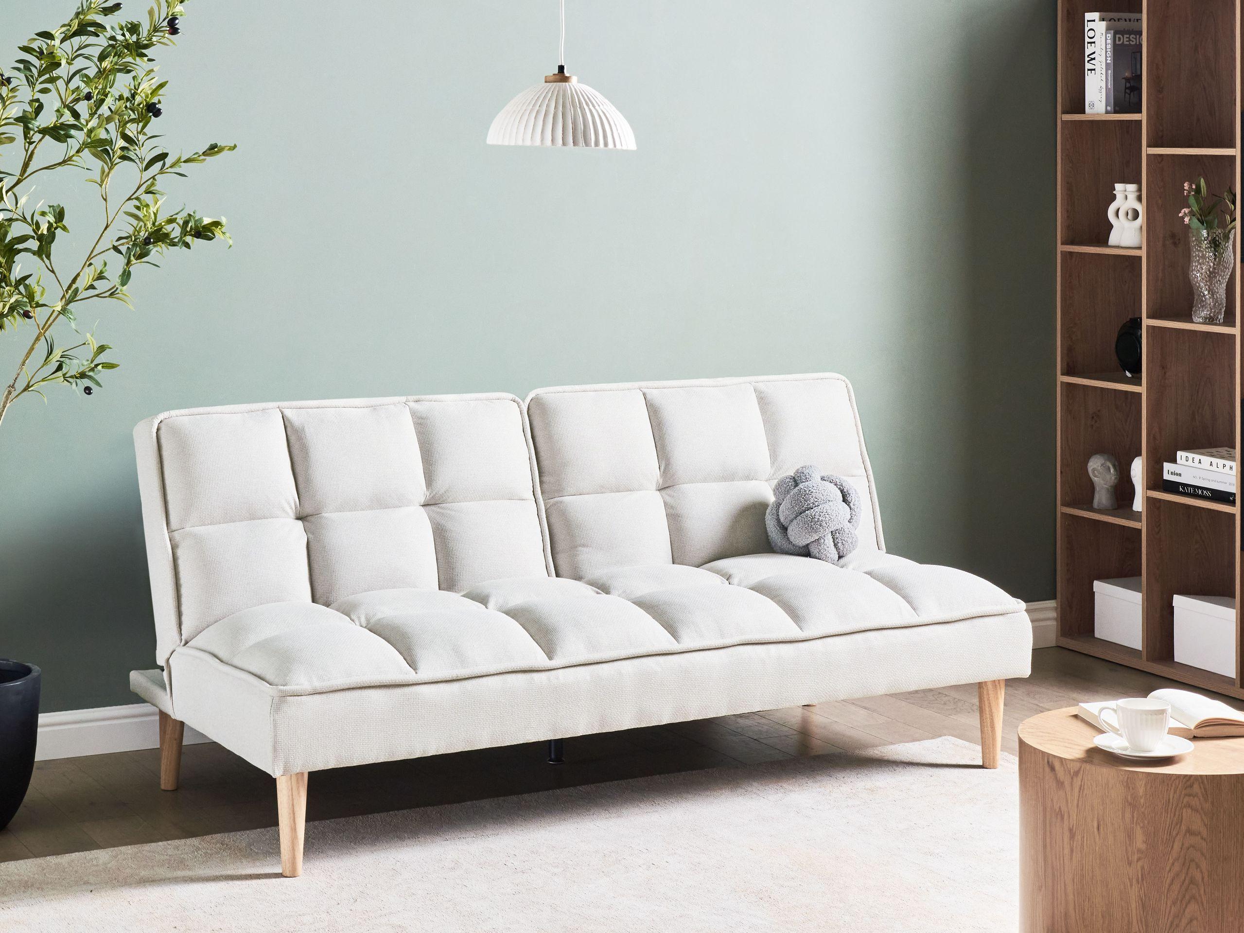 Beliani Schlafsofa aus Polyester Klassisch SILJAN