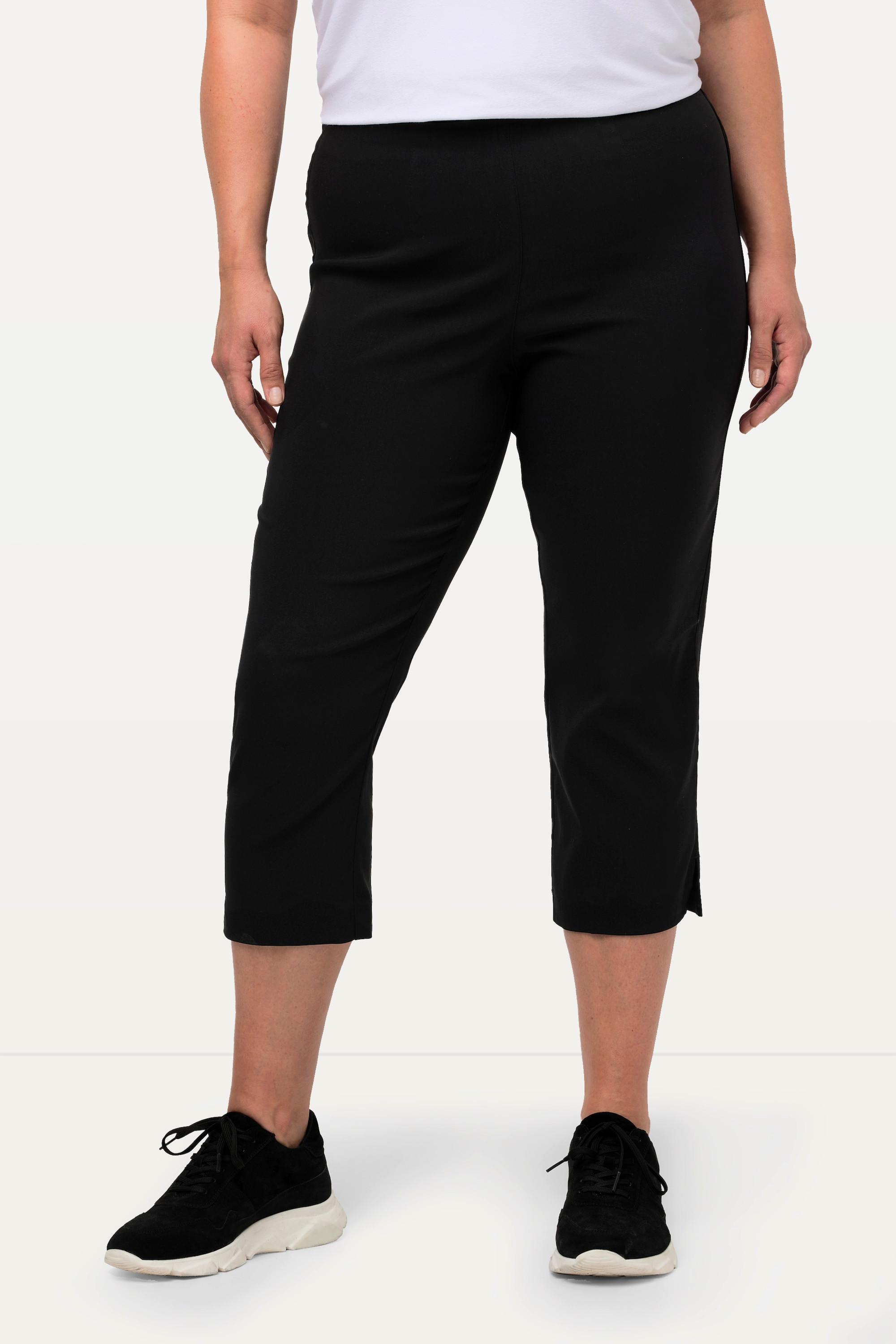 Ulla Popken Bengalinhose wadenlang mit Elastikbund
