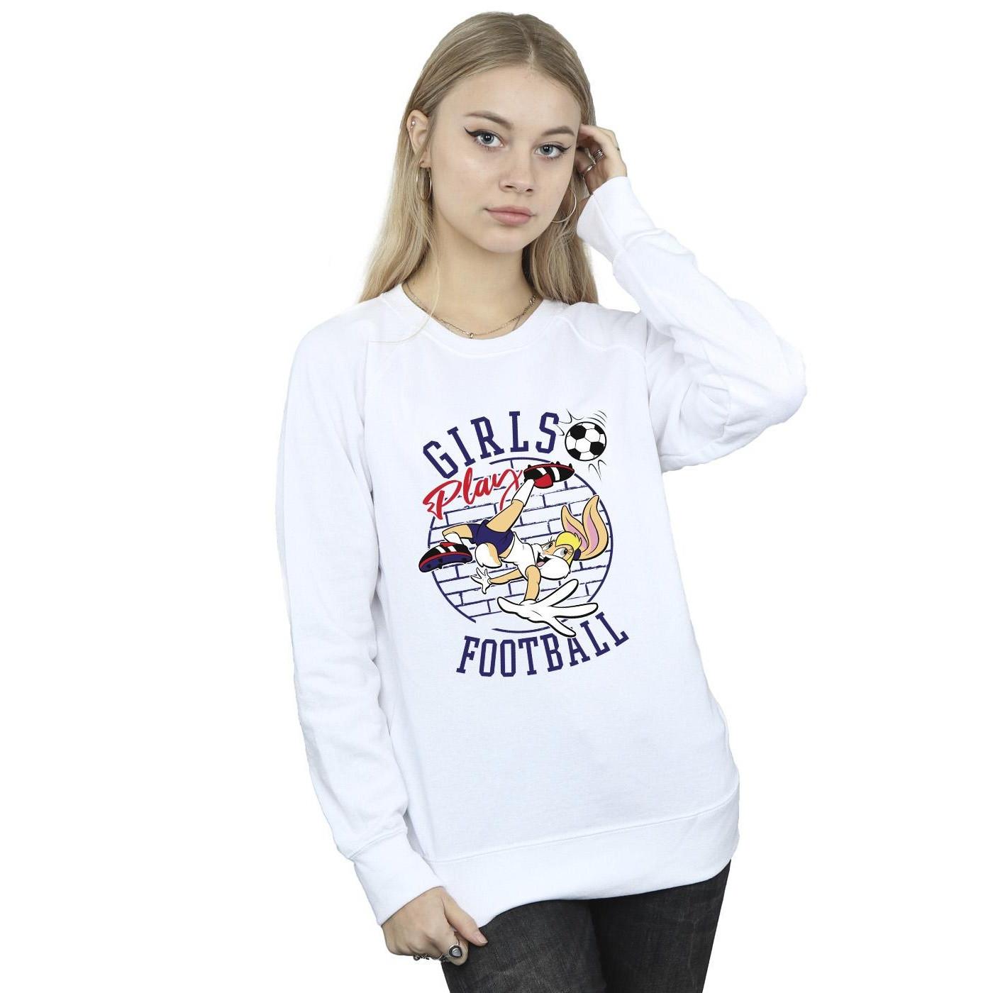 LOONEY TUNES Girls Play Football Sweatshirt