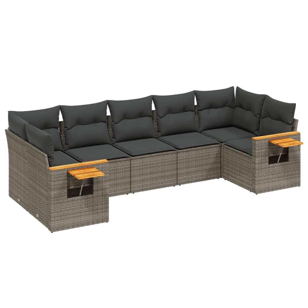 VidaXL Garten sofagarnitur poly-rattan