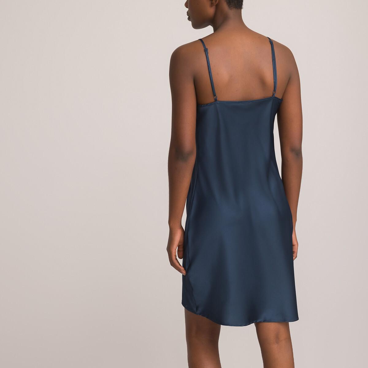 La Redoute Collections Nachthemd mit schmalen Trägern