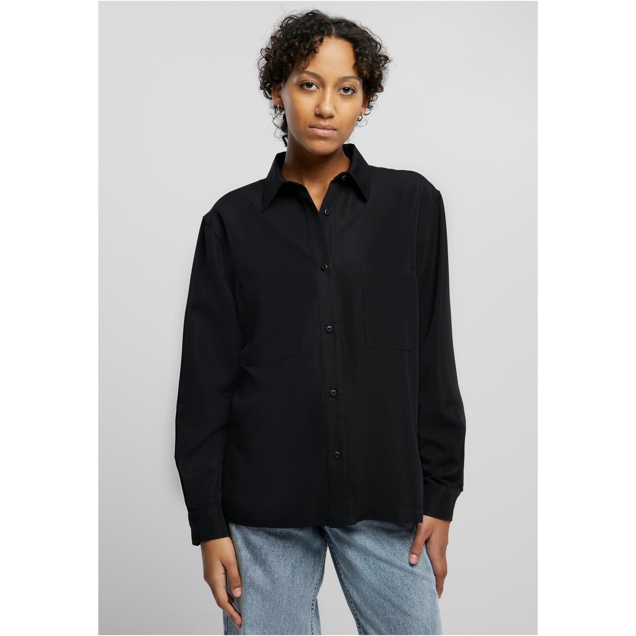 URBAN CLASSICS twill-hemd oversized