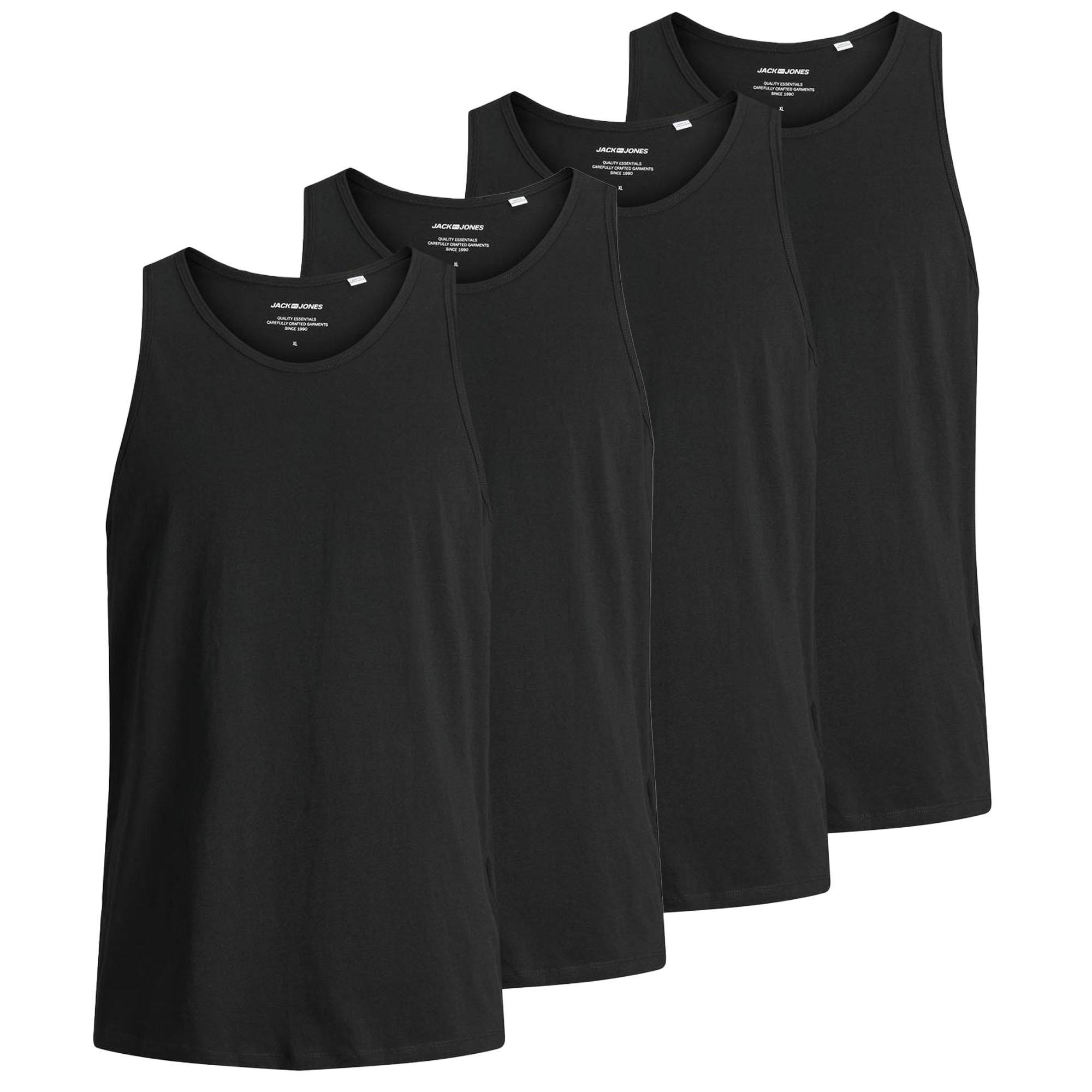 JACK & JONES Tanktop, 4er Pack