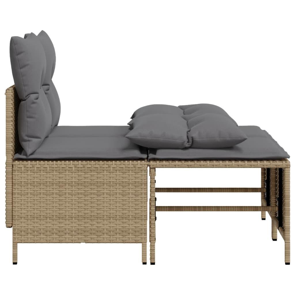 VidaXL Garten sofagarnitur poly-rattan