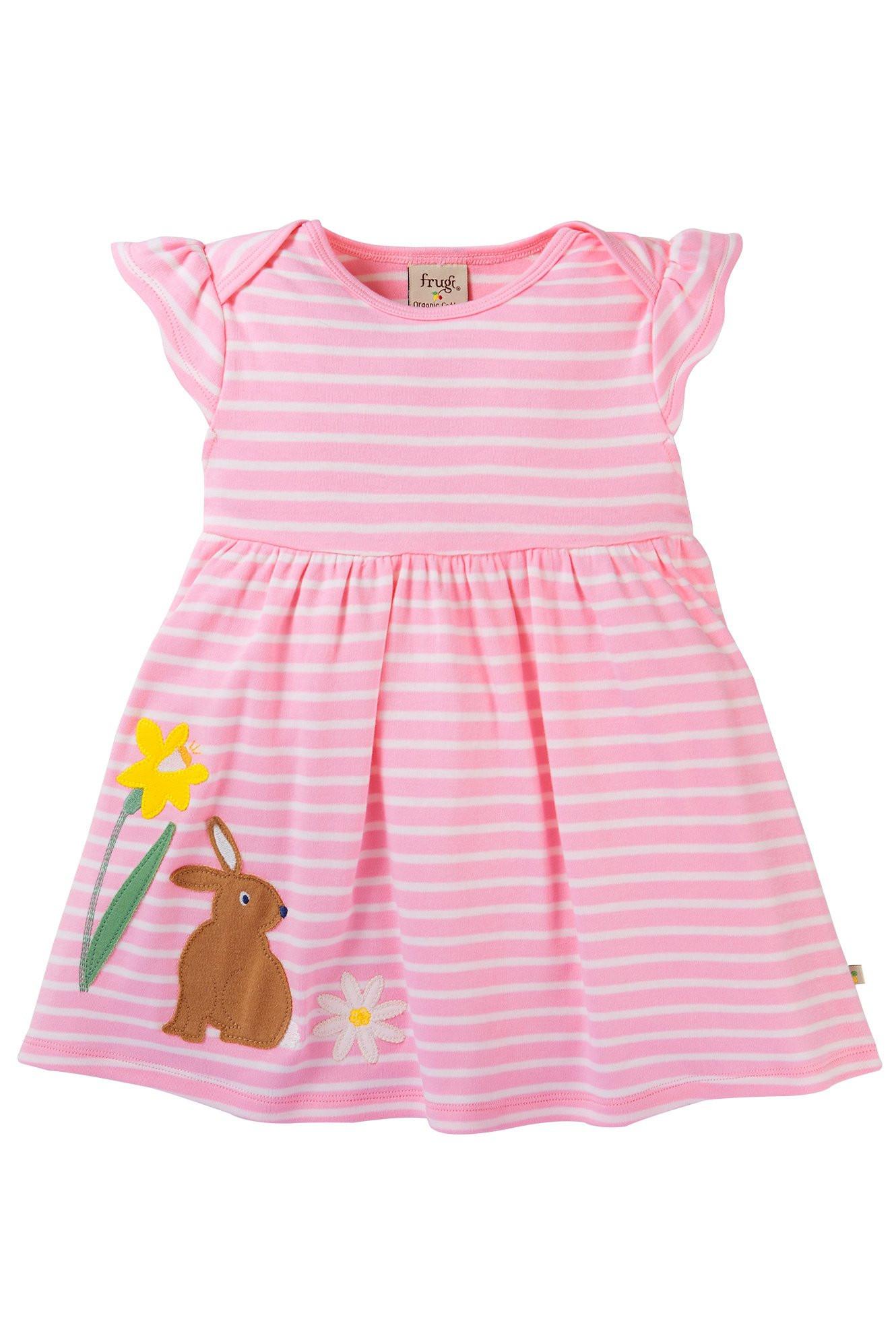 frugi Kleinkinder Kleid Kaninchen