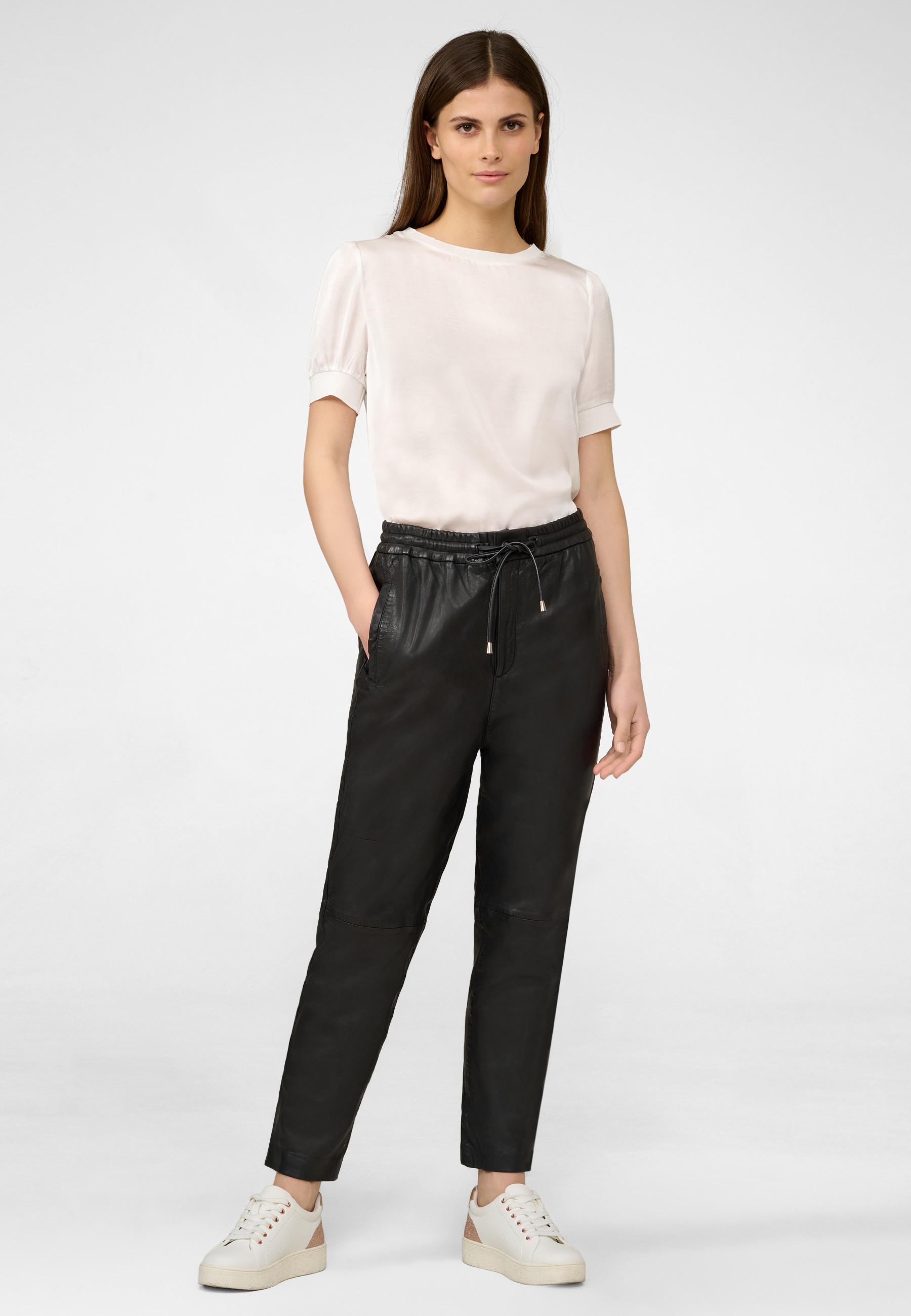 RICANO Emilia Lederhose in Joggpant Optik
