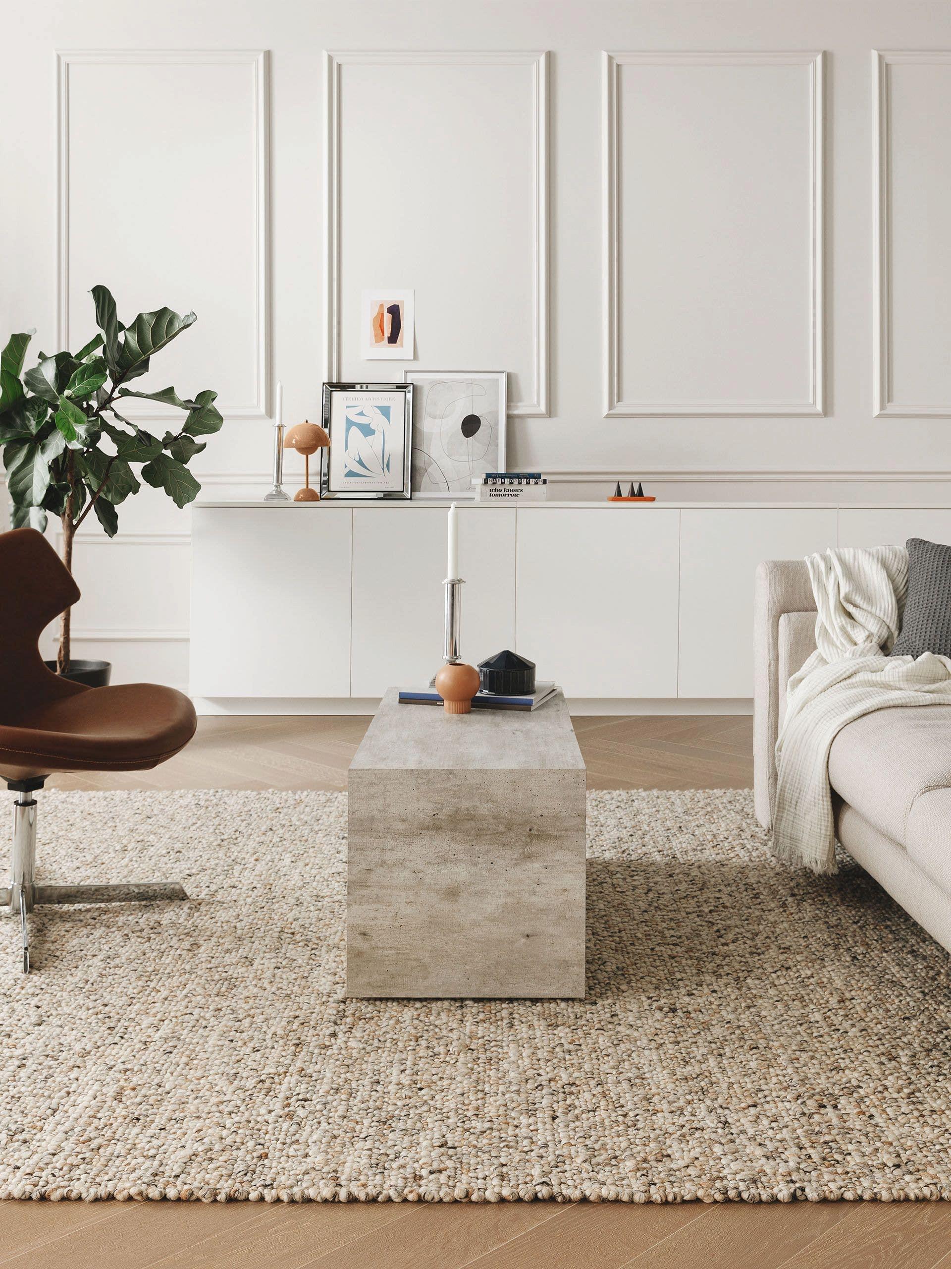 Benuta Wollteppich Patch Multicolor