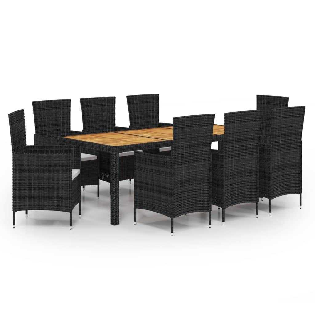 VidaXL Garten essgruppe poly-rattan
