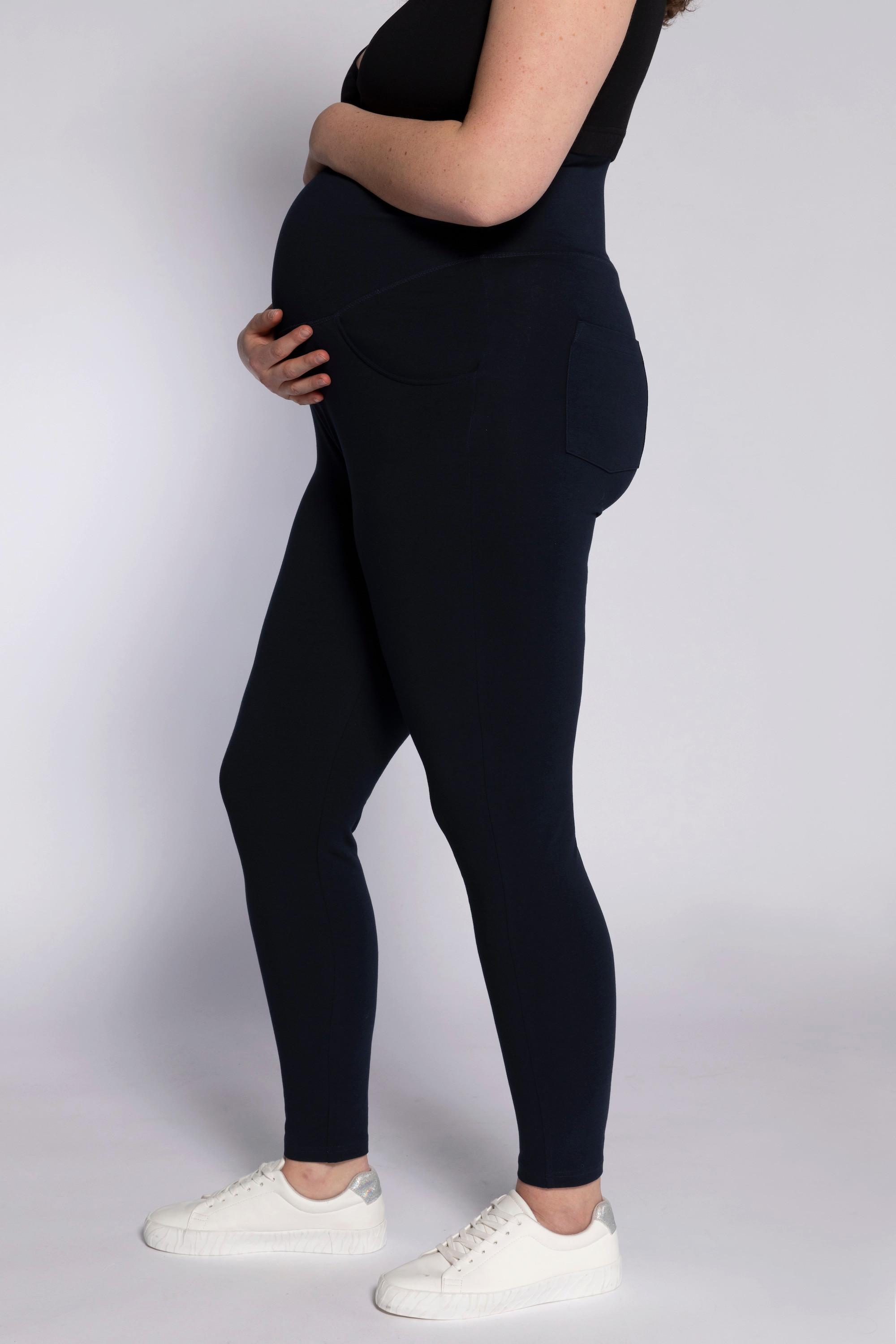 Ulla Popken Bellieva Leggings Breiter Elastikbund Skinny Fit Biobaumwolle GOTS