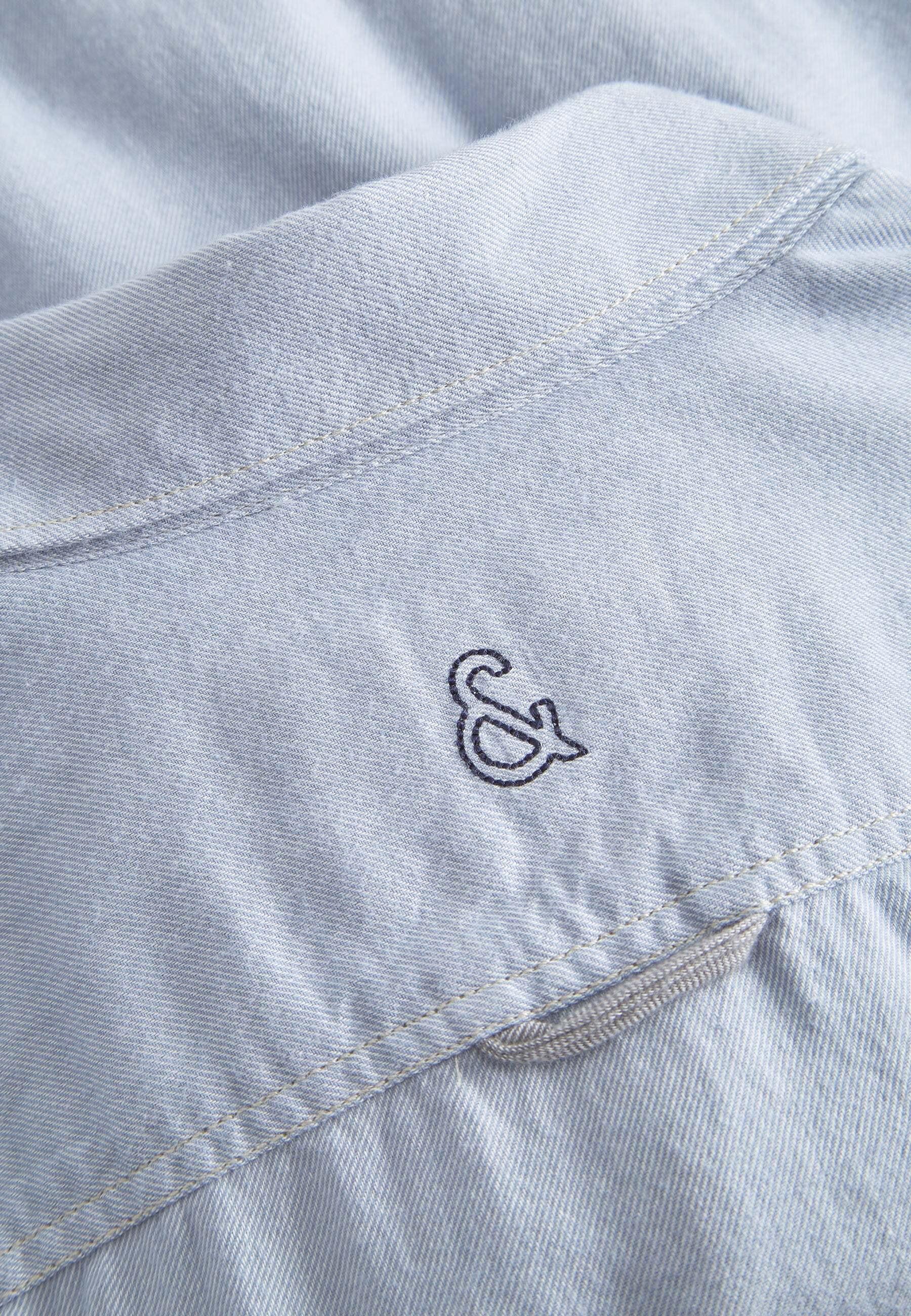 Colours & Sons Brushed Twill Langarmhemd