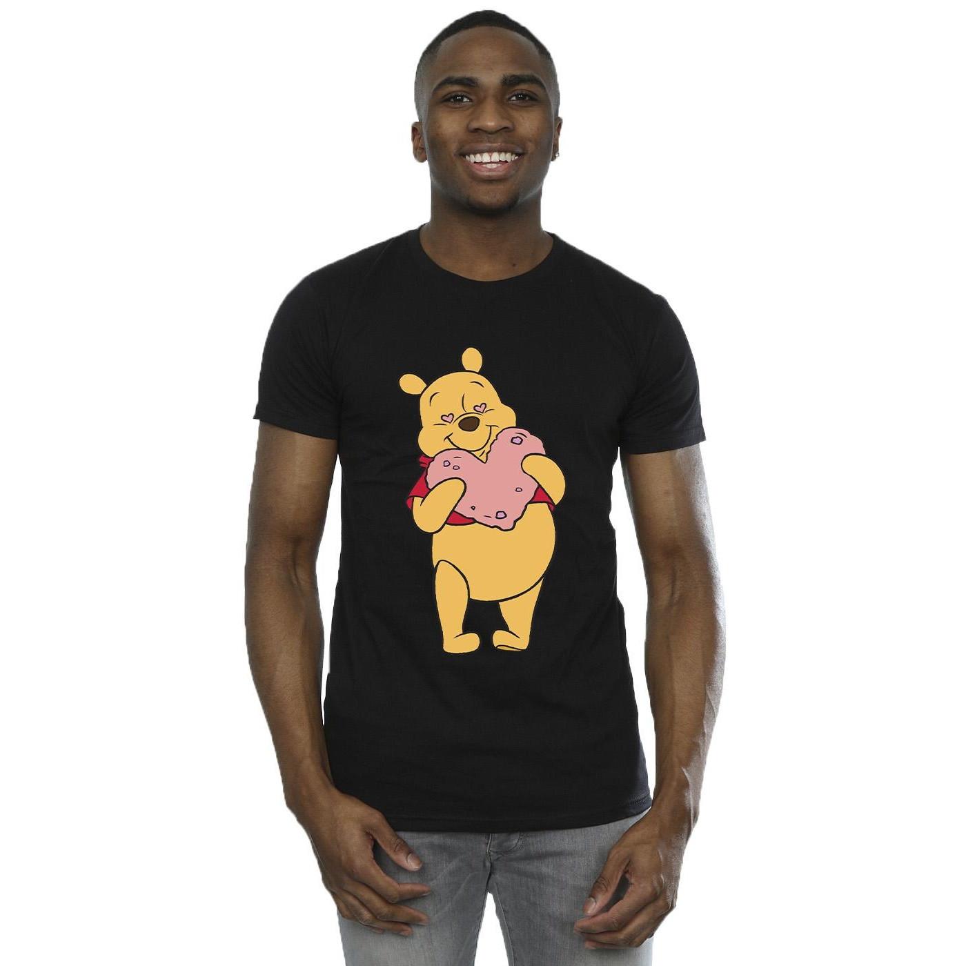 Disney Winnie the Pooh Herz Grafikdruck T-Shirt