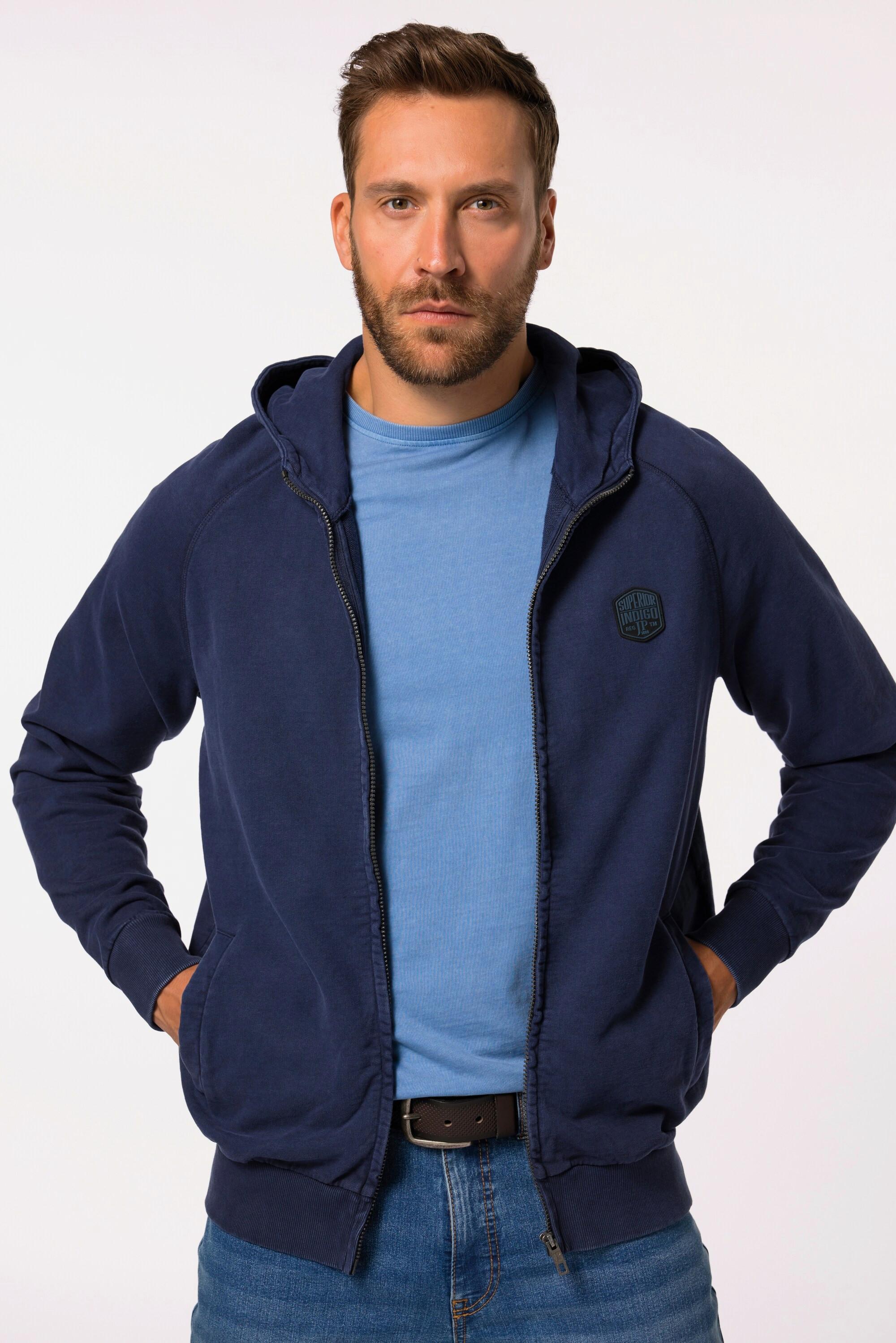 JP1880 Hoodiejacke, Sweat, Kapuze, Vintage Look, bis 7 XL