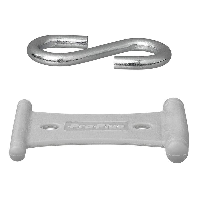 Pricenet Kleiderbügel mit S-Haken für Zeltschiene 5/6 mm und 7/8 mm – Set mit 6 Stück