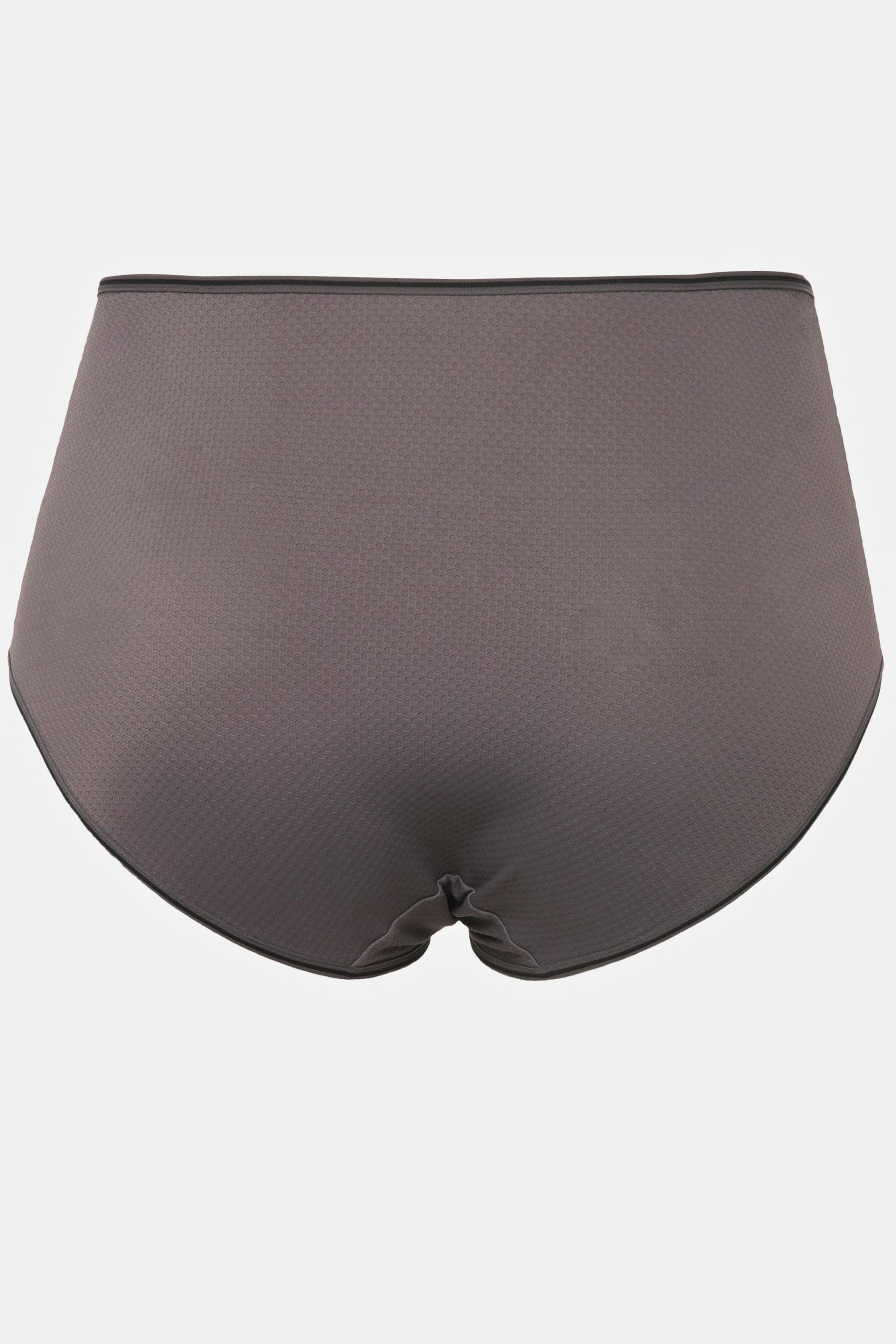 Ulla Popken Midislip, Jacquard-Muster, Streifen