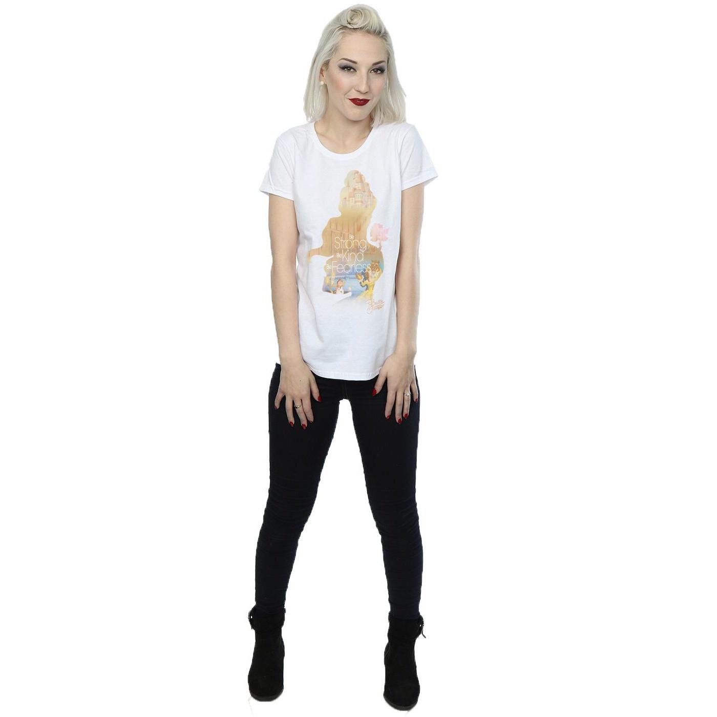 Disney PRINCESS Die Schöne und das Biest Be Strong Be Kind Be Fearless T-Shirt
