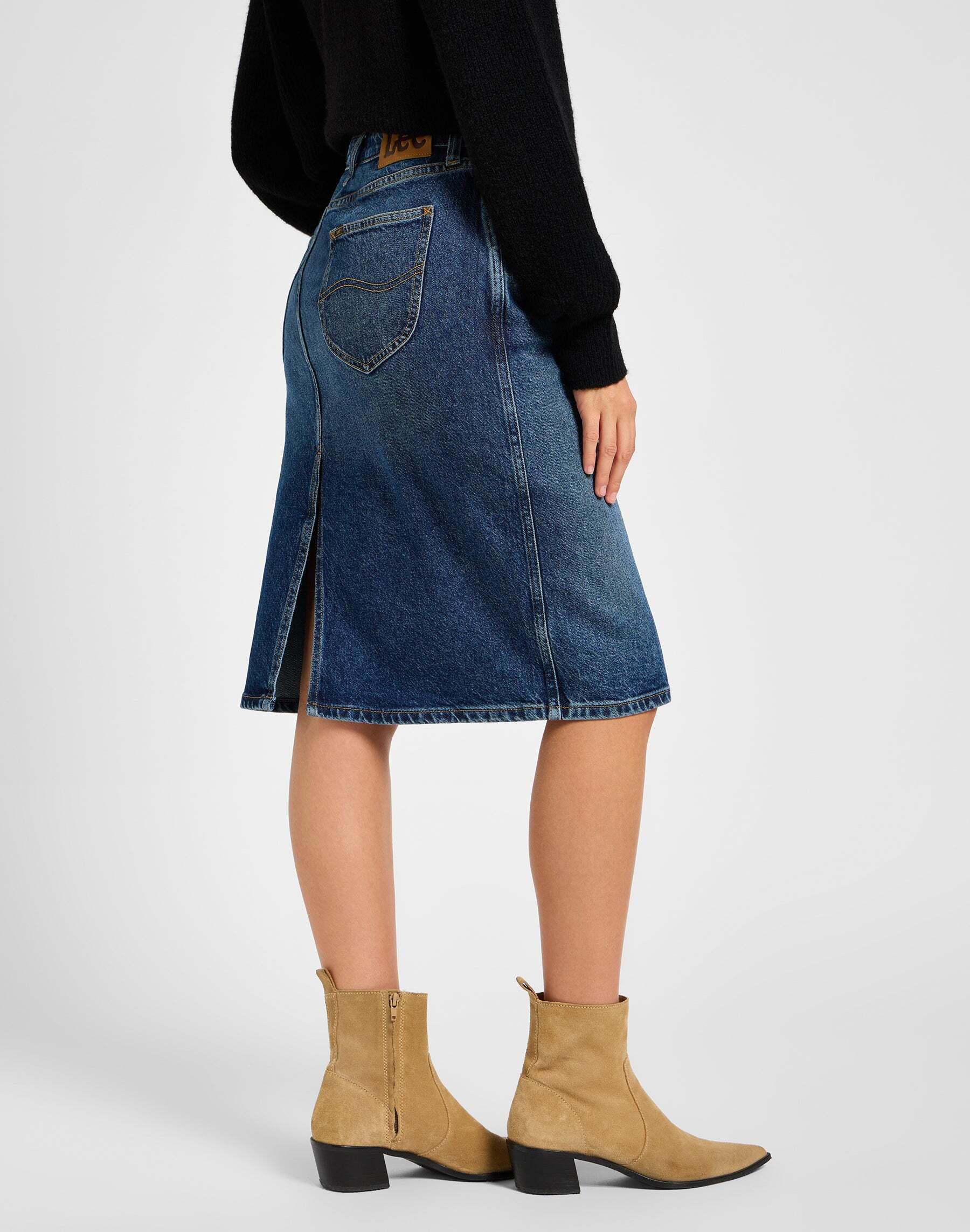 Lee Jeansrock Midi Skirt