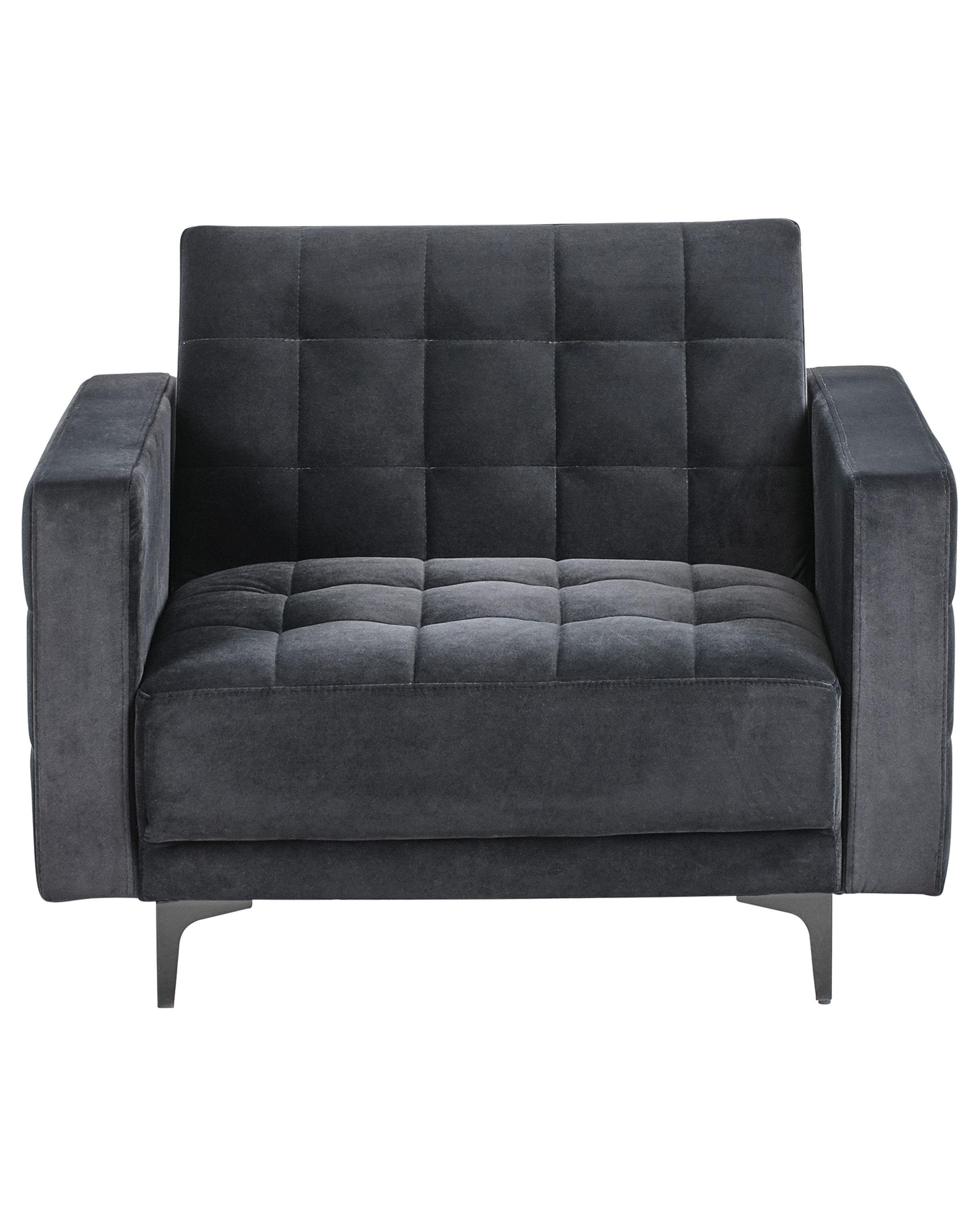 Beliani Sessel aus Samtstoff Modern ABERDEEN