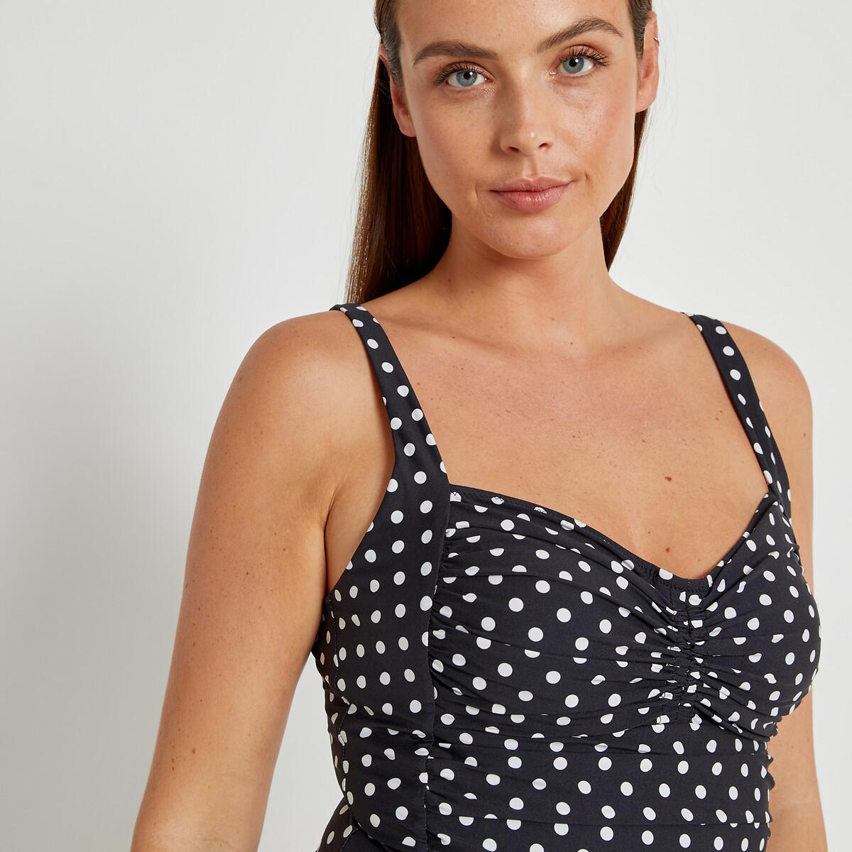 La Redoute Collections Badeanzug mit Tupfenmuster