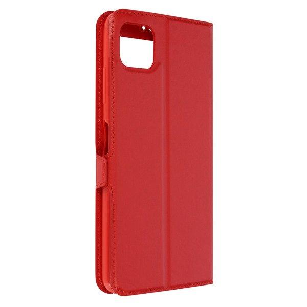 Avizar Doppelfenster Cover Samsung A22 5G Rot