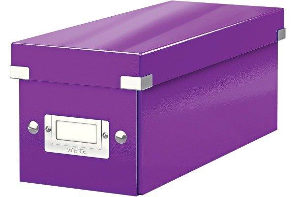 Leitz LEITZ Click & Store CD-Box 60410062 violett 145x135x360mm