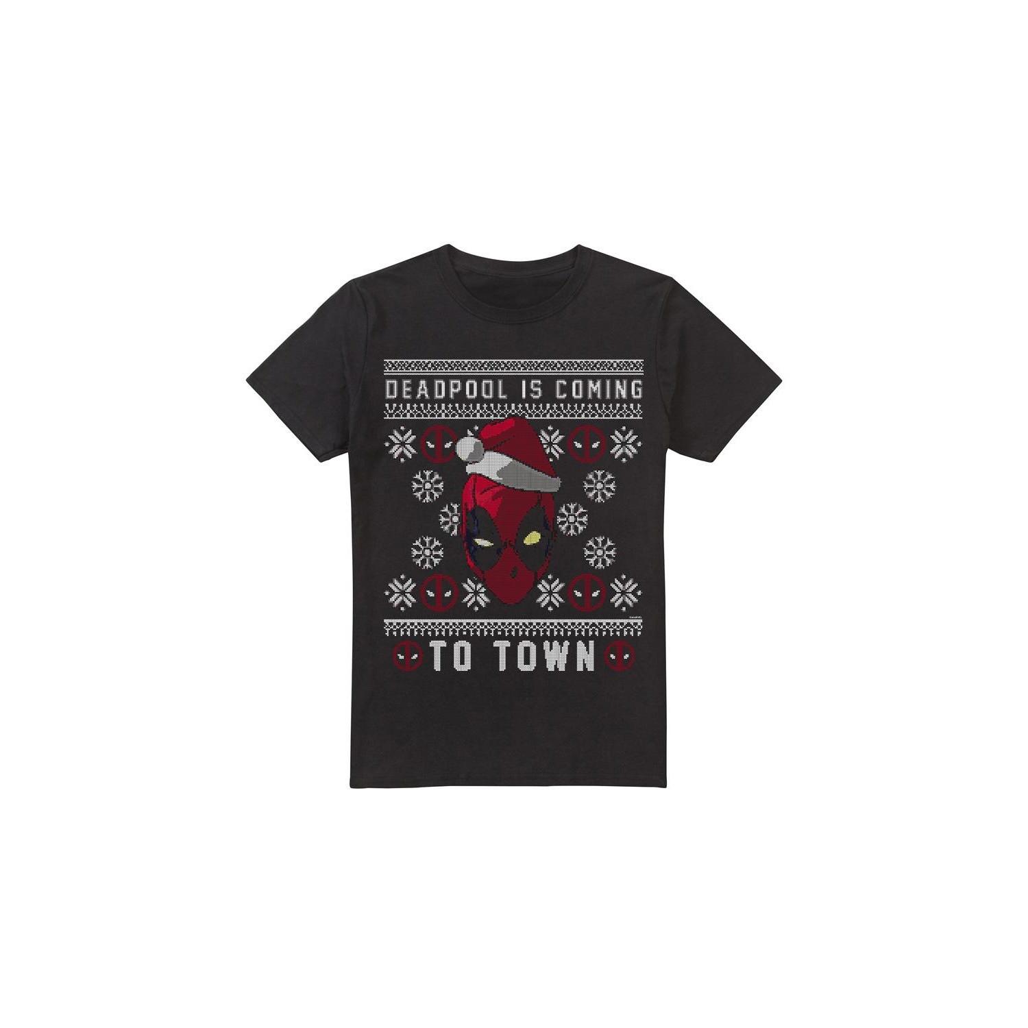 Deadpool Coming To Town T-Shirt