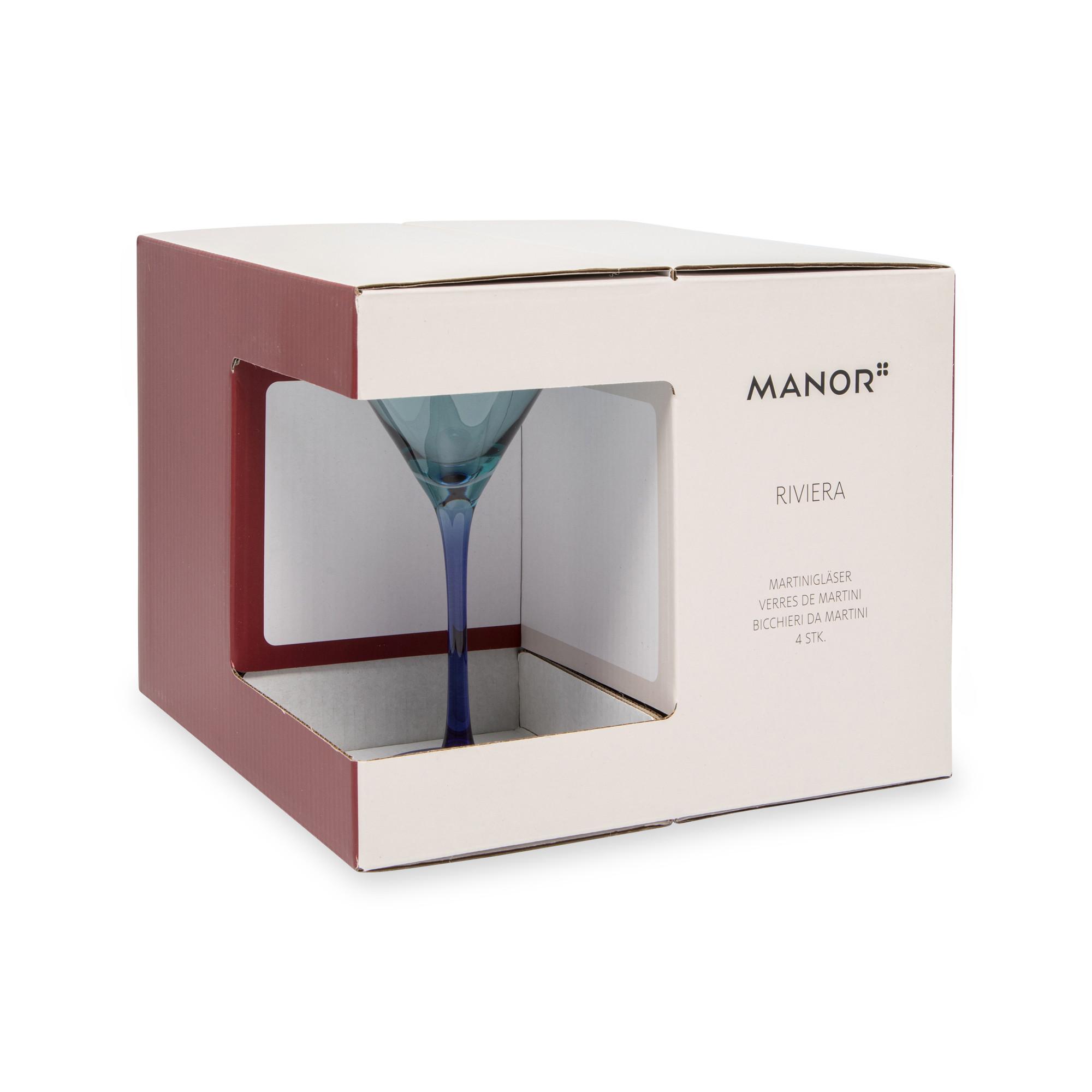 Manor Martiniglas, 4 Stück Riviera