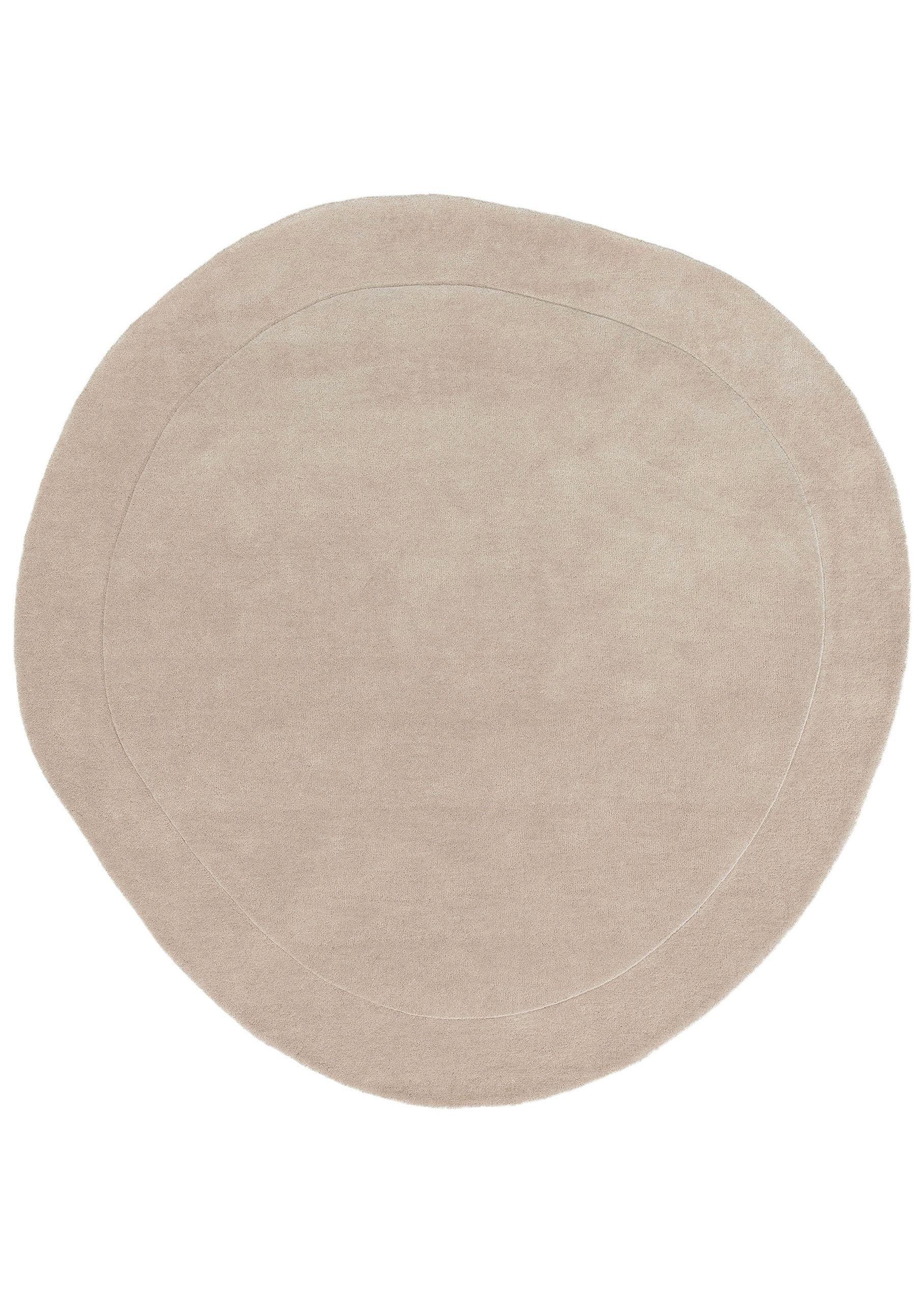 Benuta Wollteppich Shape Cream