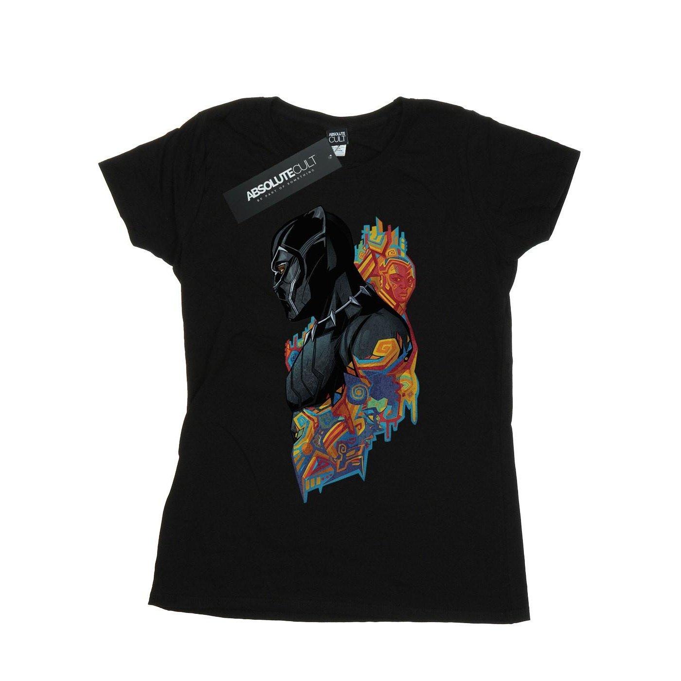 MARVEL Black Panther und Vision Grafikdruck T-Shirt